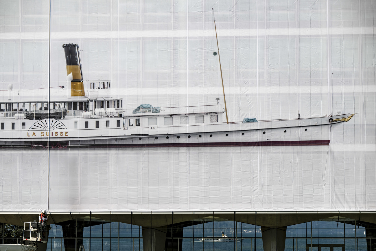 Historic Suisse boat.