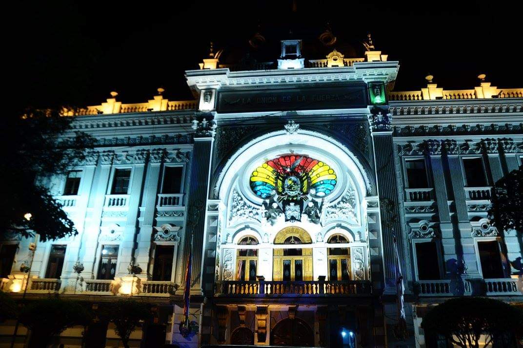Il Palazzo del Governo di Sucre.