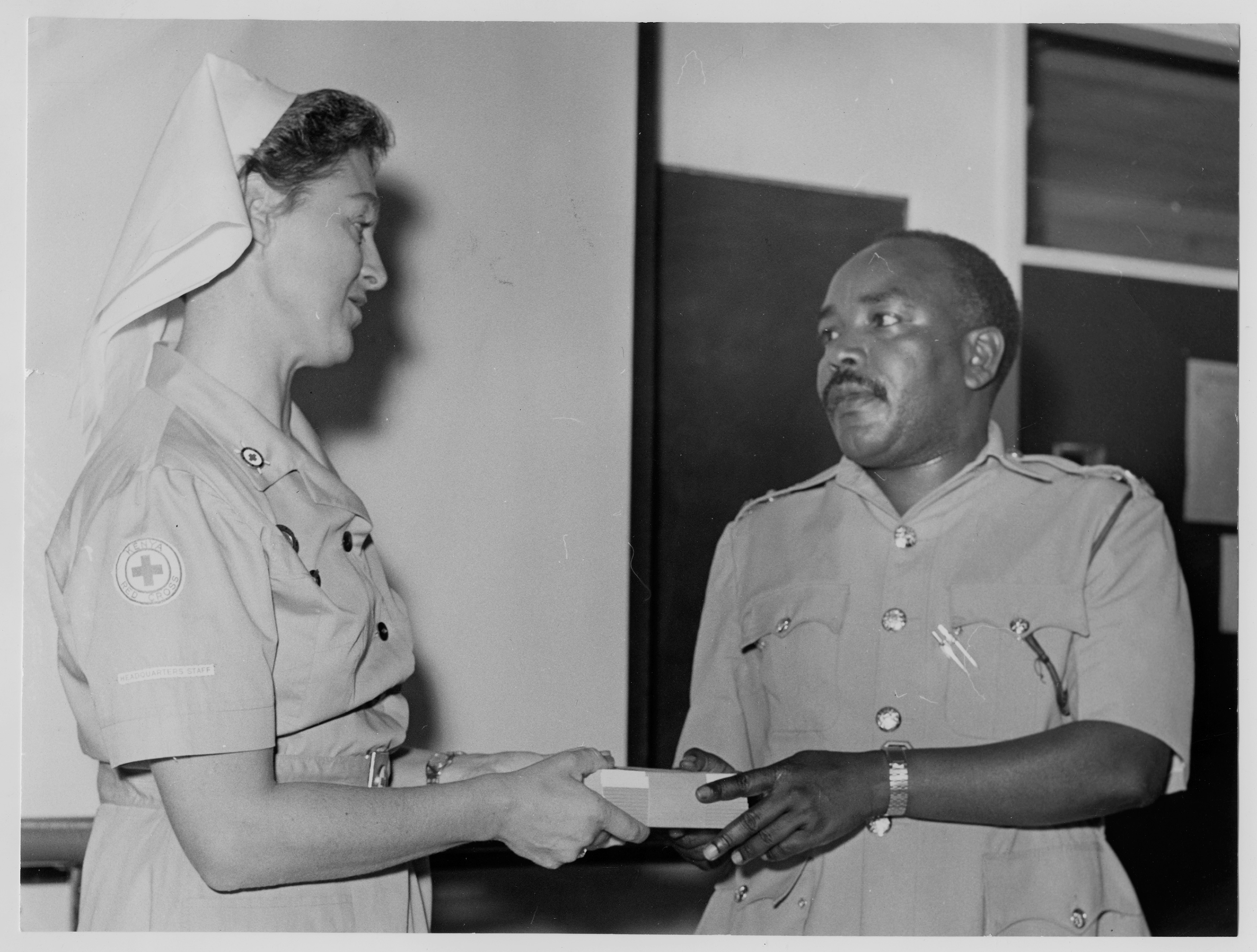 Frau Jane Vickers vom Kenianischen Roten Kreuz.