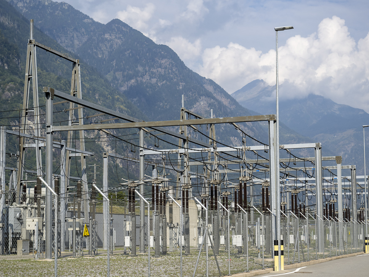 Swiss electricity grid.