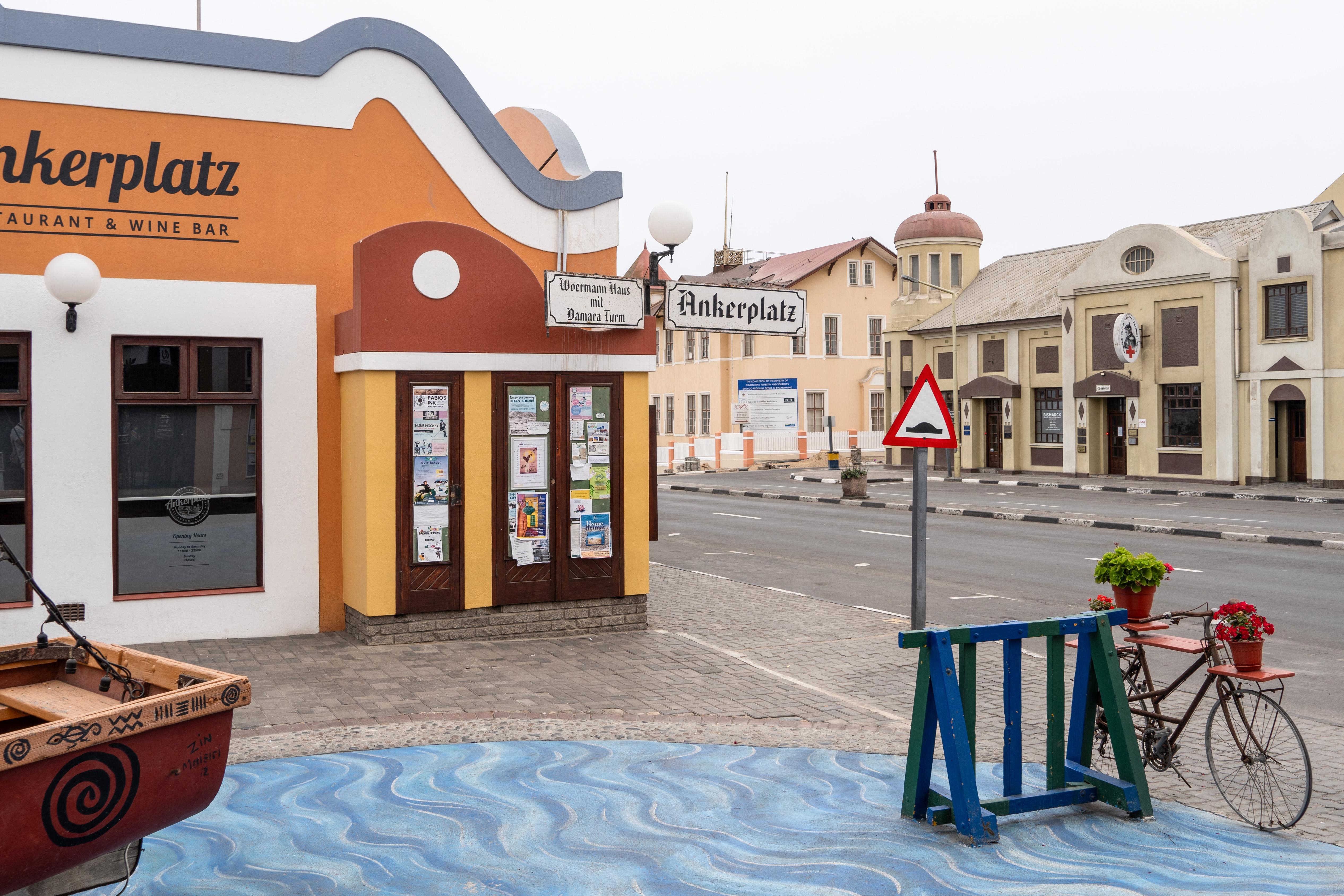 Ankerplatz (Anchor Square) in Swakopmund.