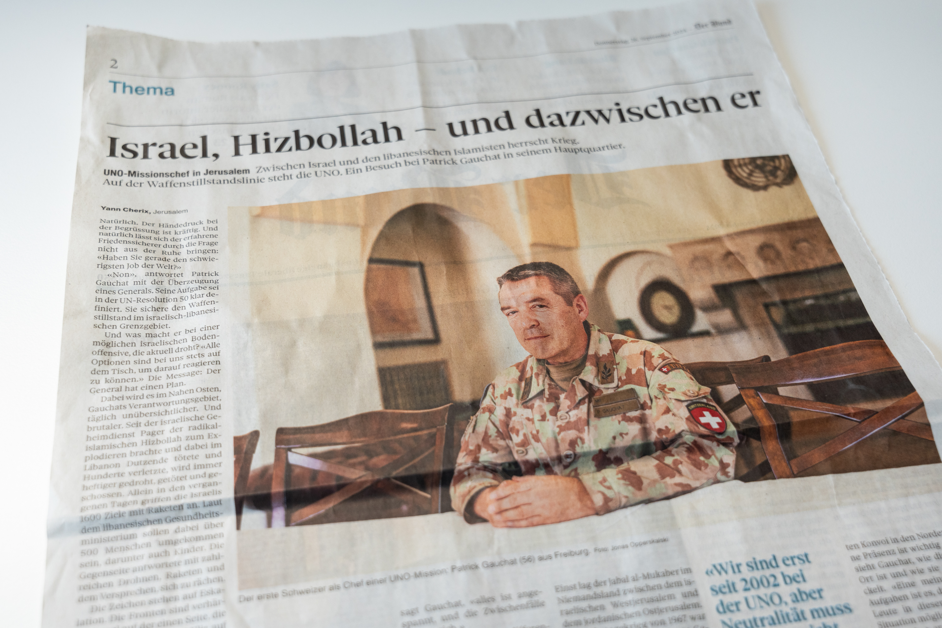 pagina di giornale