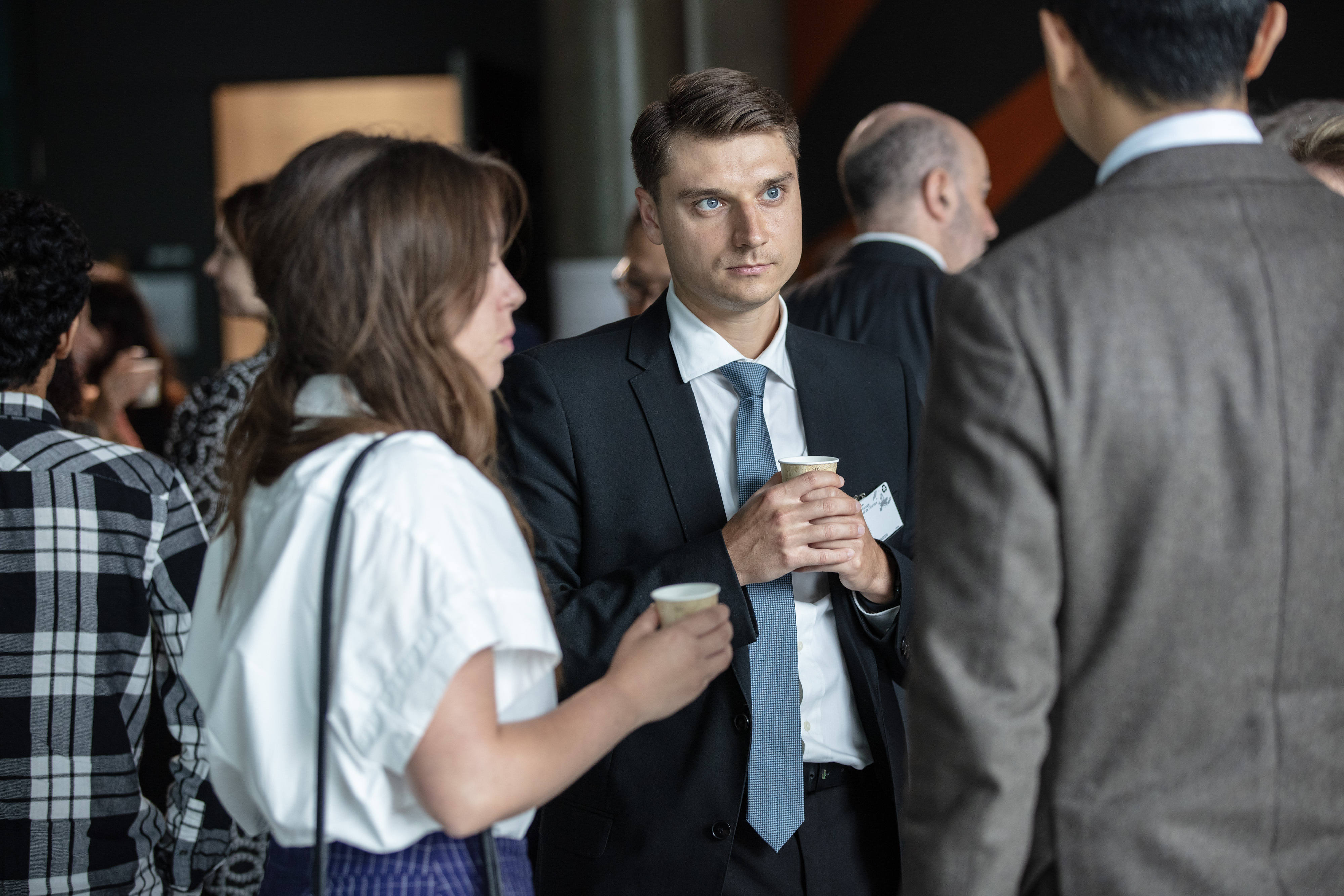 Conversations during coffee breaks are as important as the formal meetings.