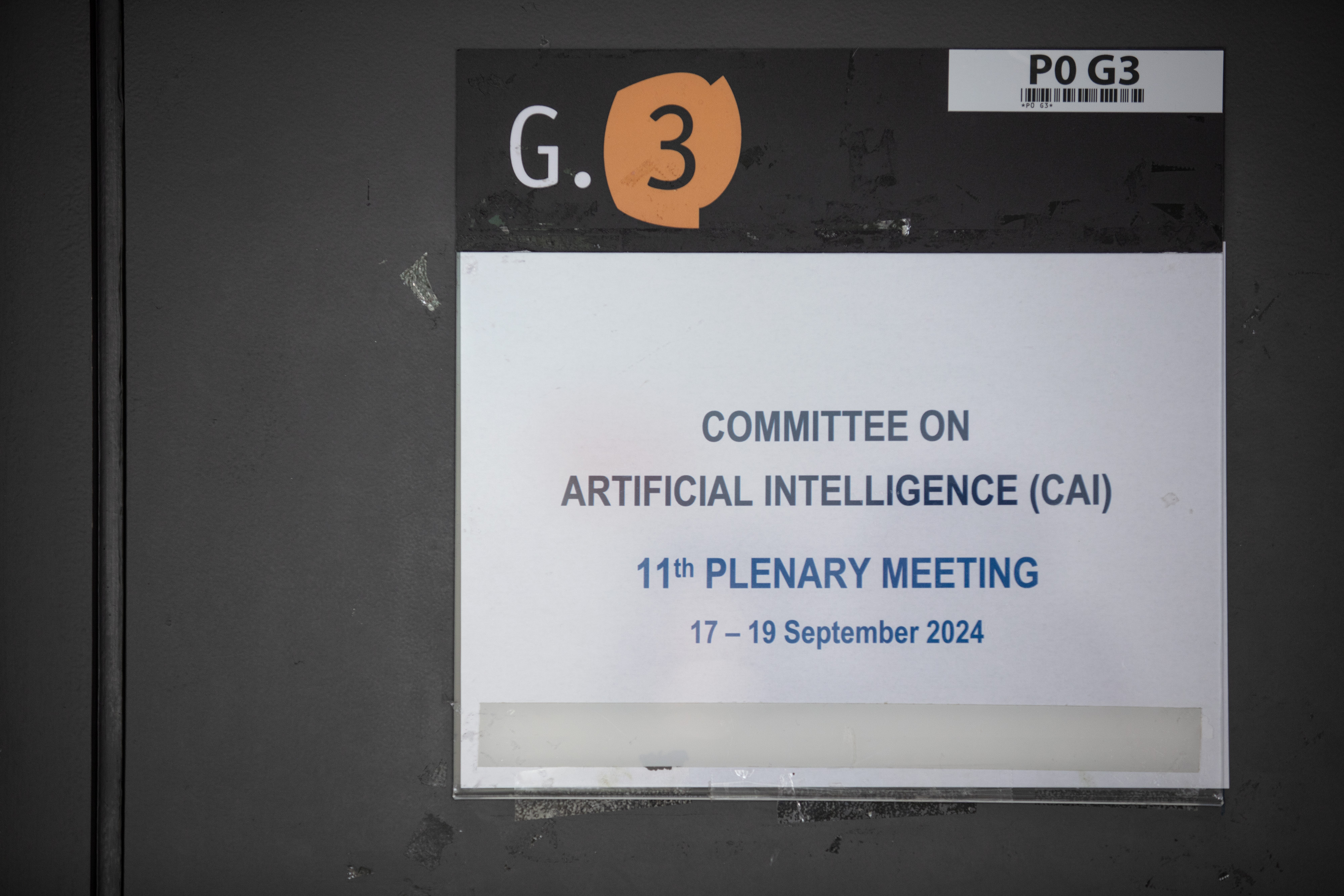 The latest plenary meeting of the Council of Europe Committee on Artificial Intelligence took place from 17 to 19 September in Strasbourg.