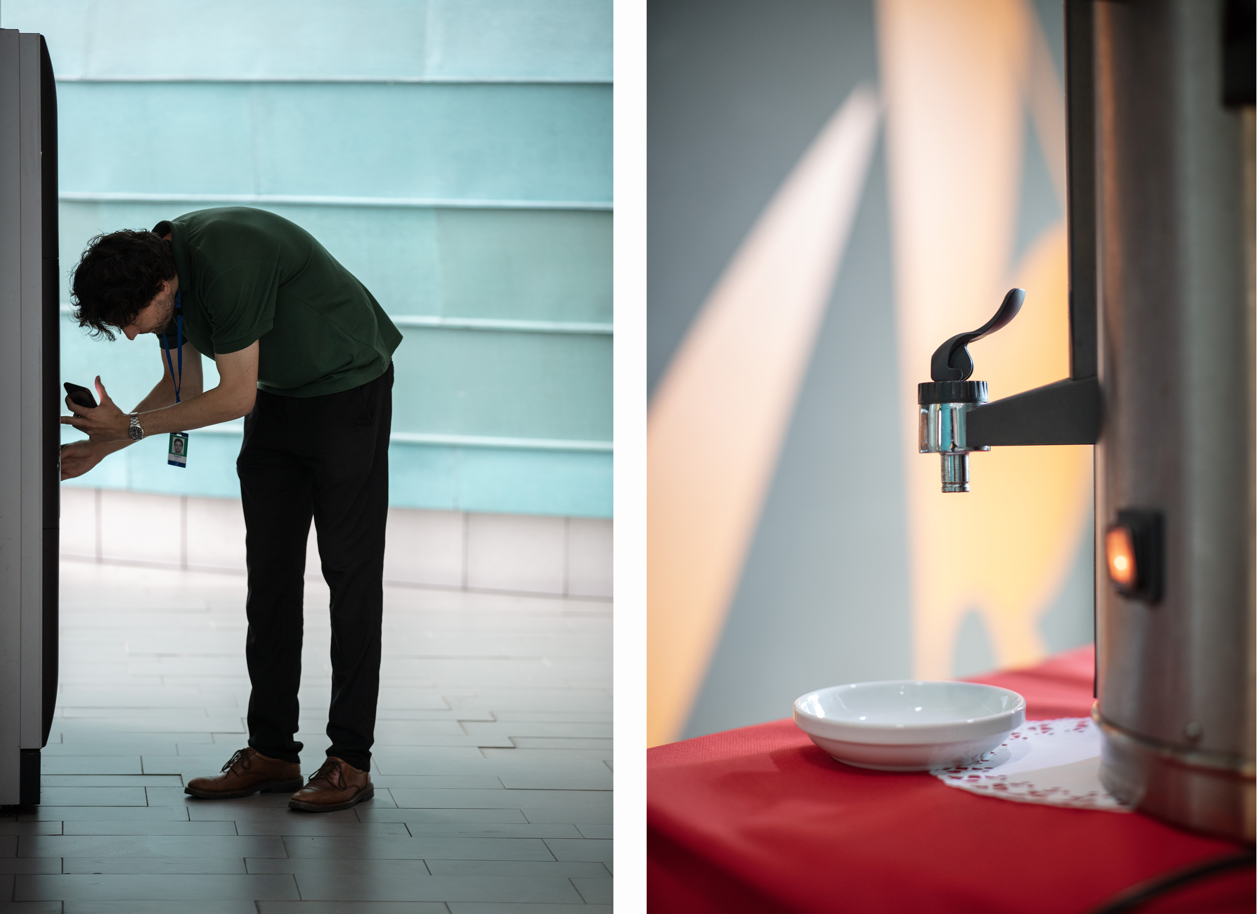 More details of the exterior of the meeting room.