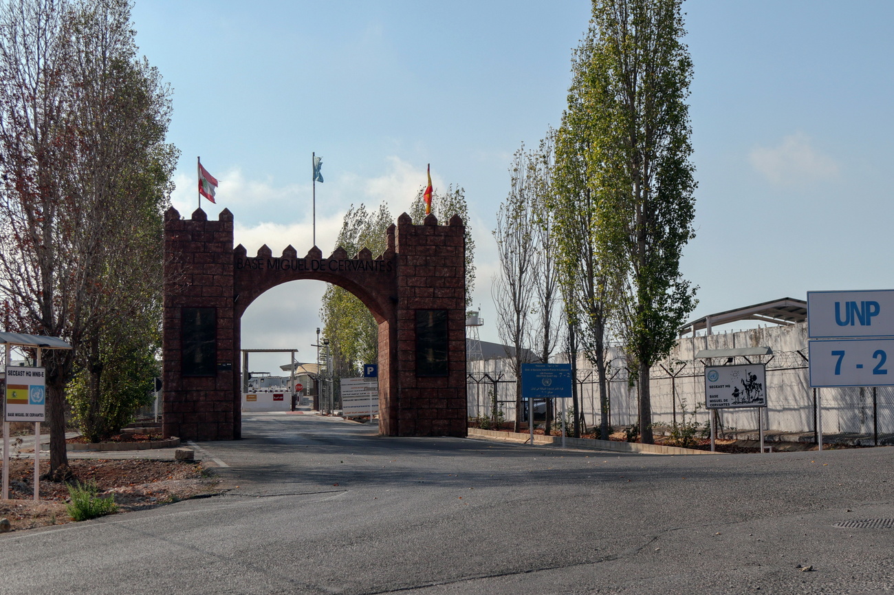 La base dell'UNIFIL nel sud del Libano.