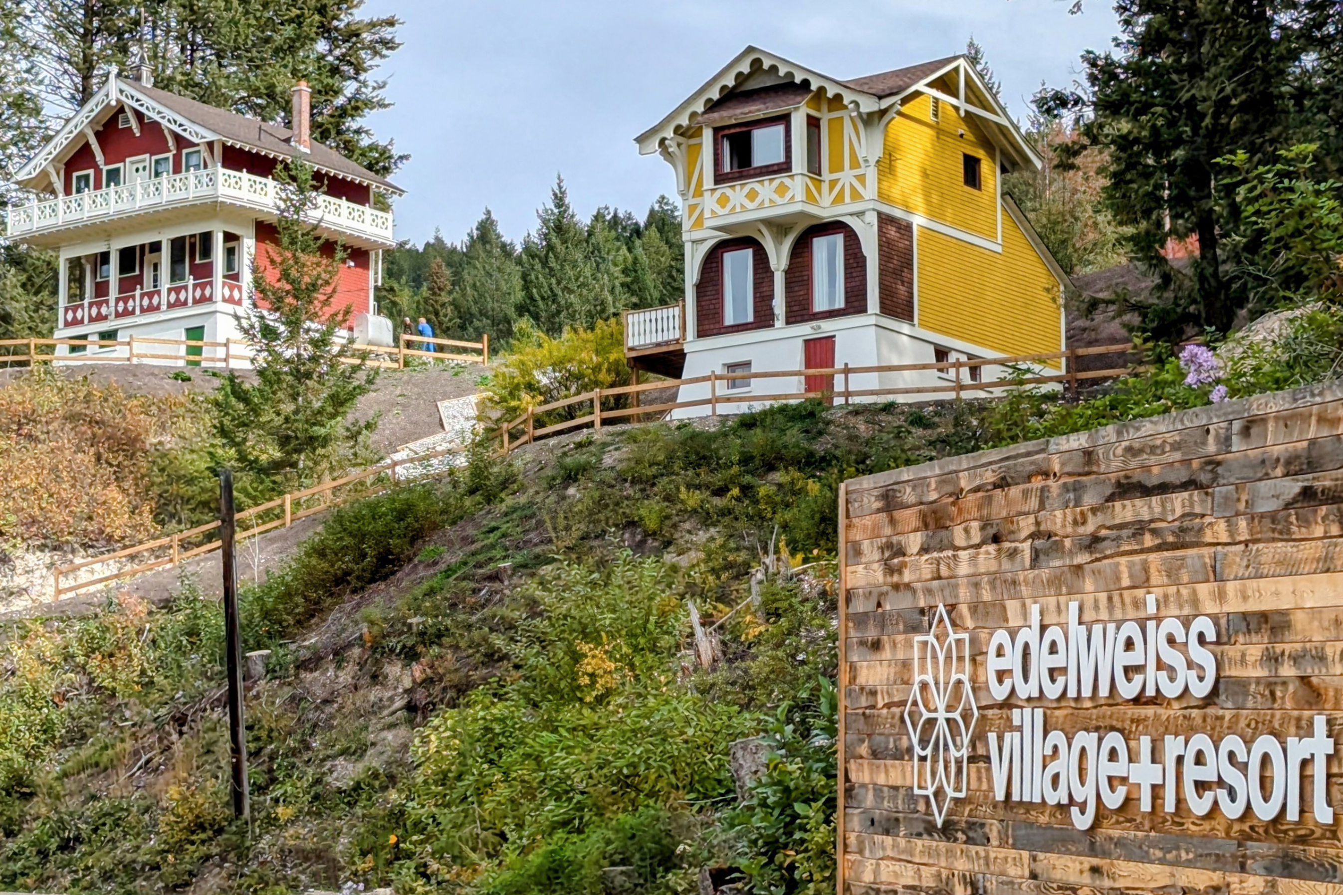 Casas nas montanhas