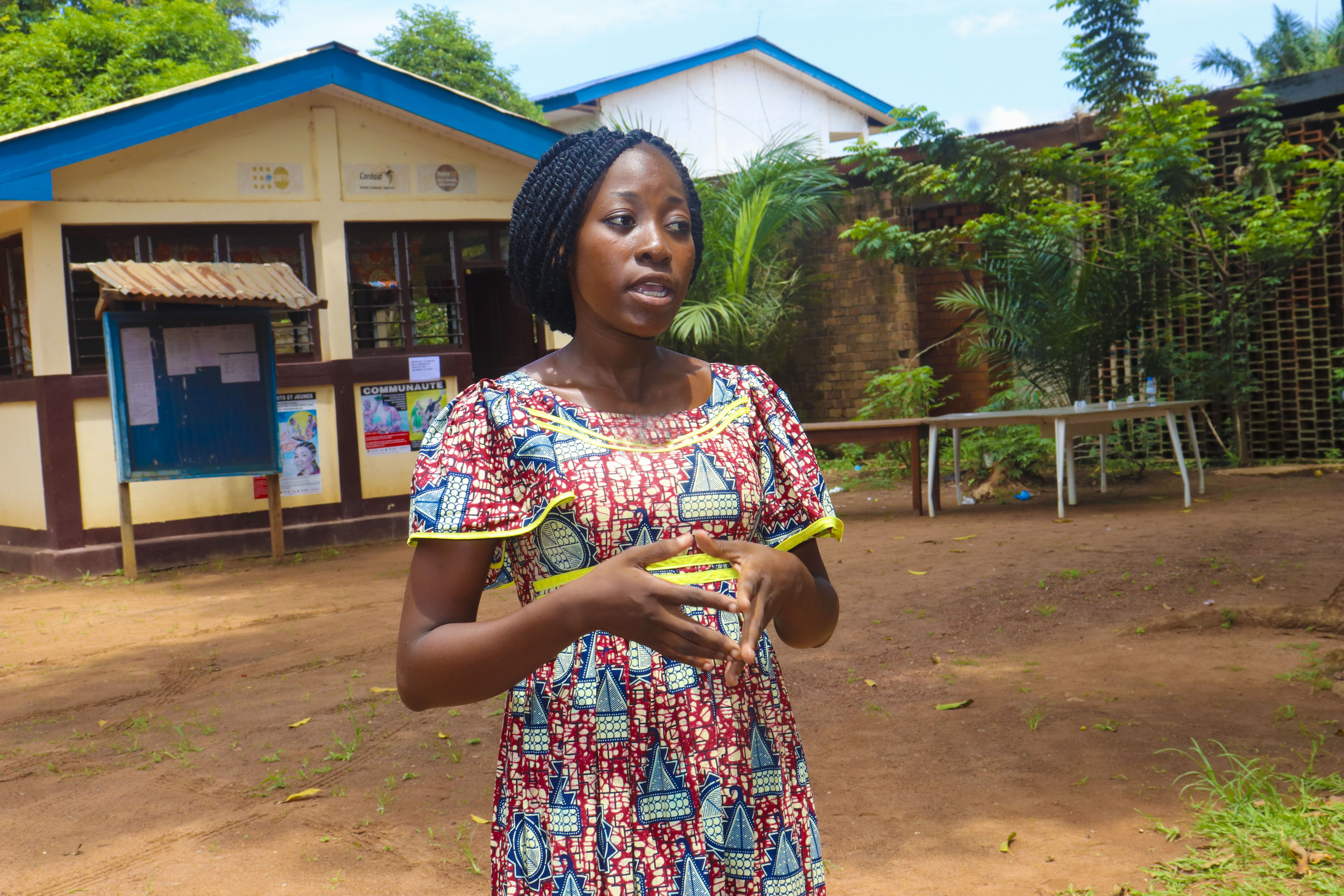 Gniwali Ndangou stammt aus Bangui, der Hauptstadt der Zentralafrikanischen Republik. Sie ist ein Waisenkind, und erst im Alter von 17 Jahren erfuhr sie: Sie wurde mit HIV geboren.