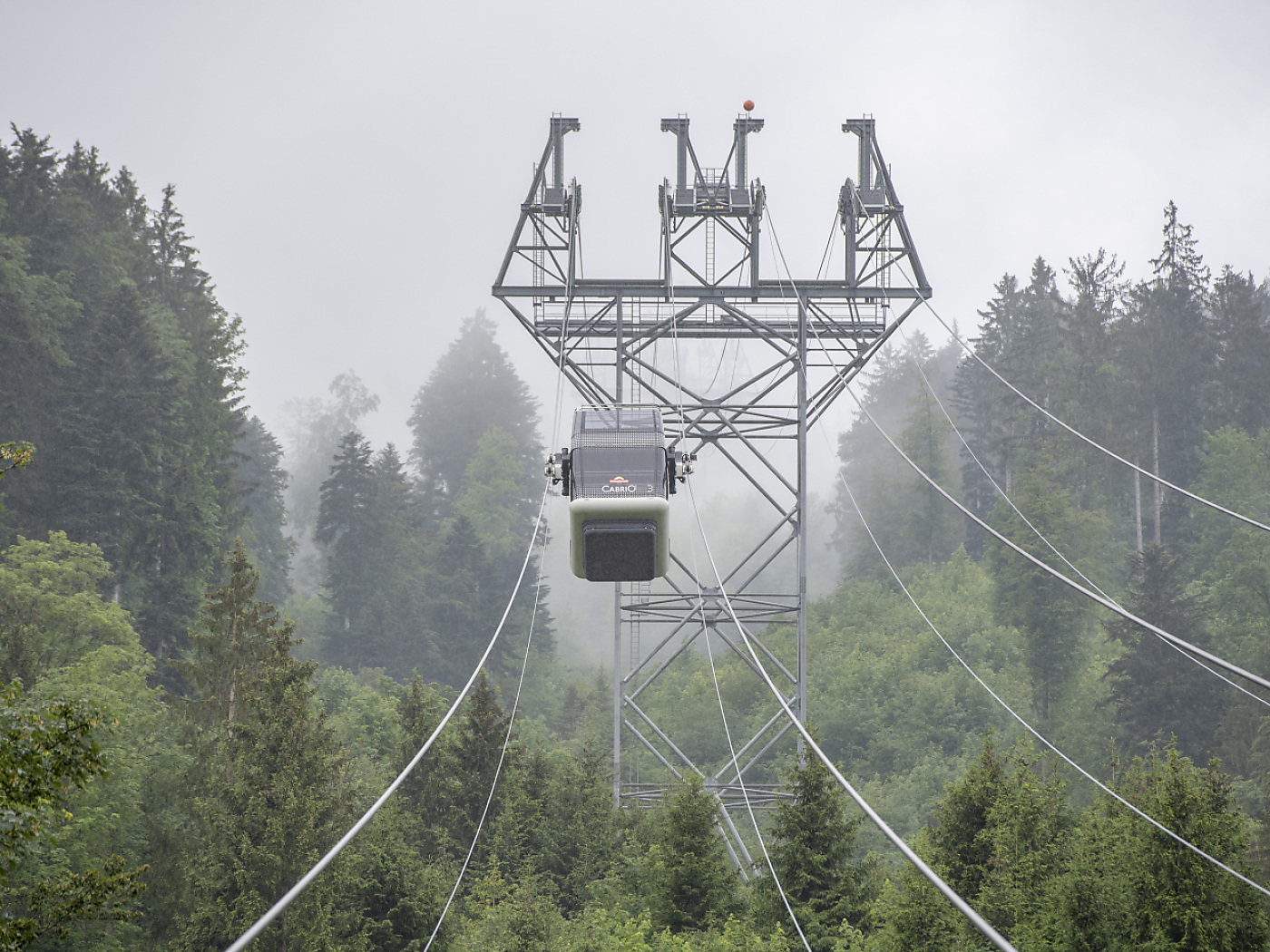 Swiss mountain railroads suffer from rain in September