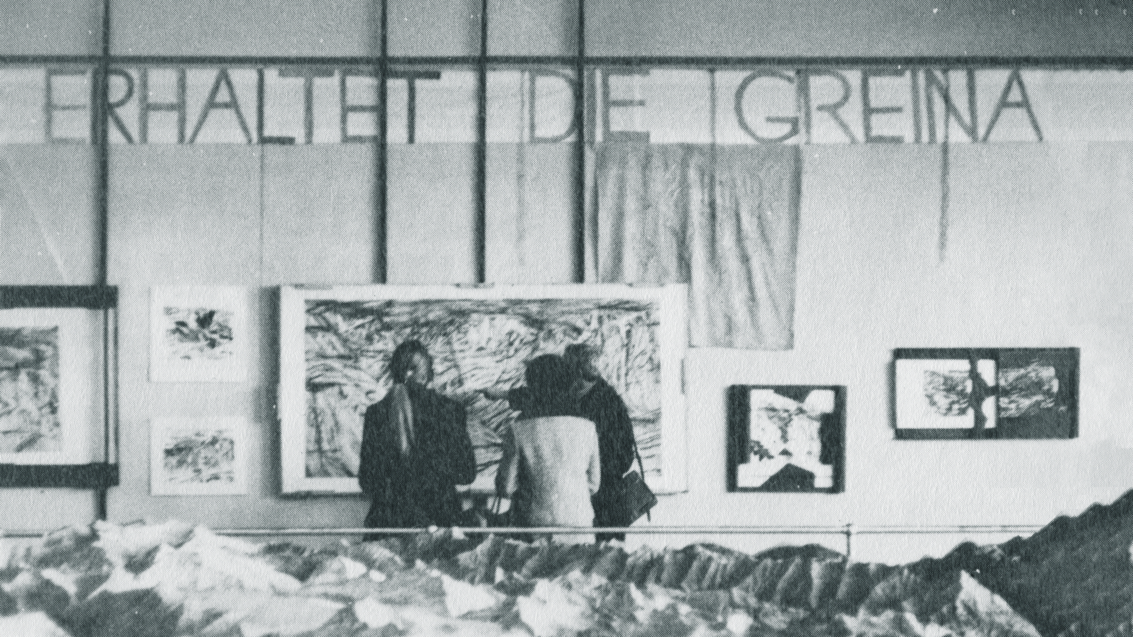 "Greina" exhibition at the Geological Institute of the Federal Institute of Technology (ETH Zurich), 1975.