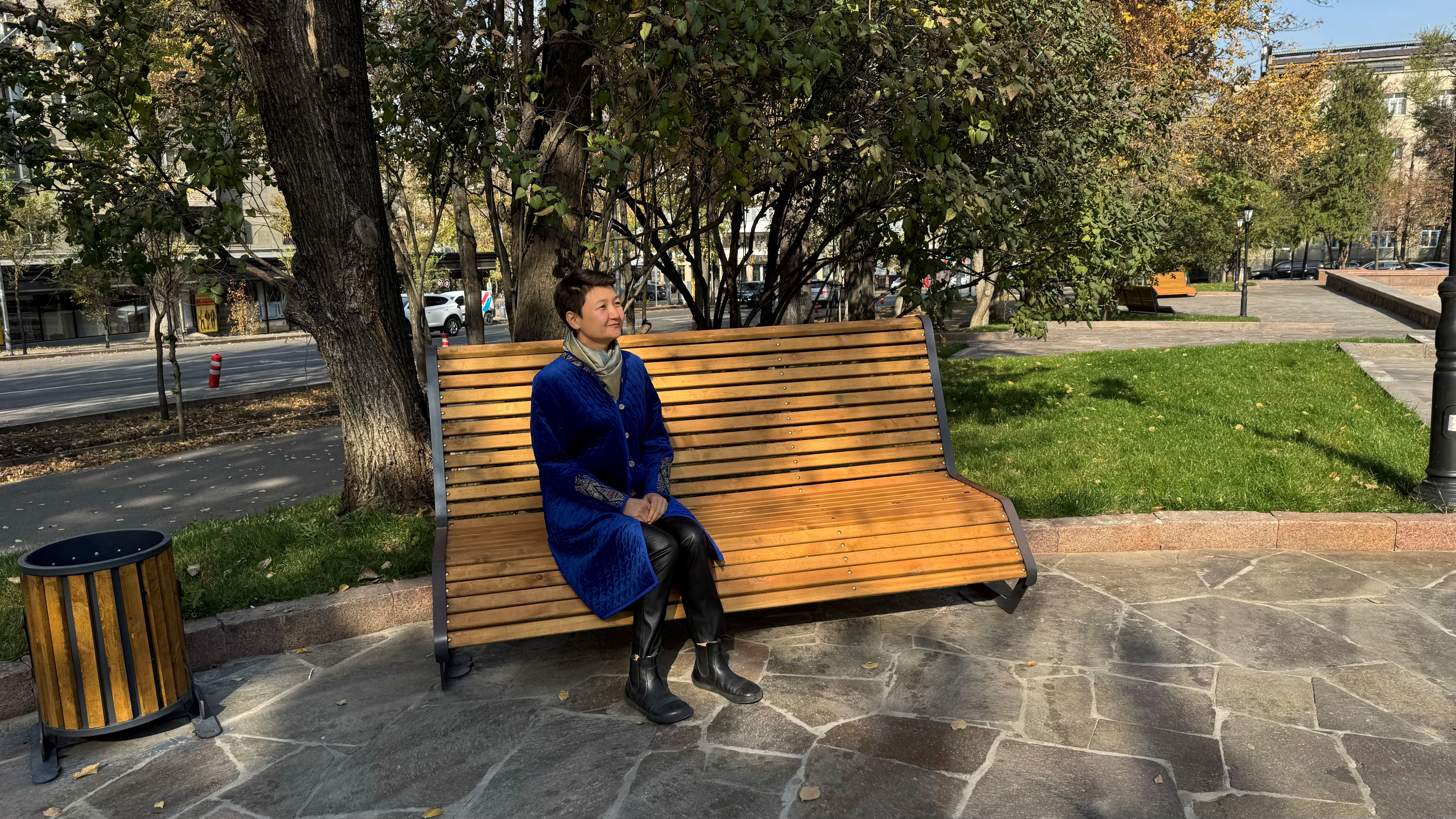 L'ex diplomatica ed economista Zhanar Kulzhanova. Bruno Kaufmann/swissinfo.ch
