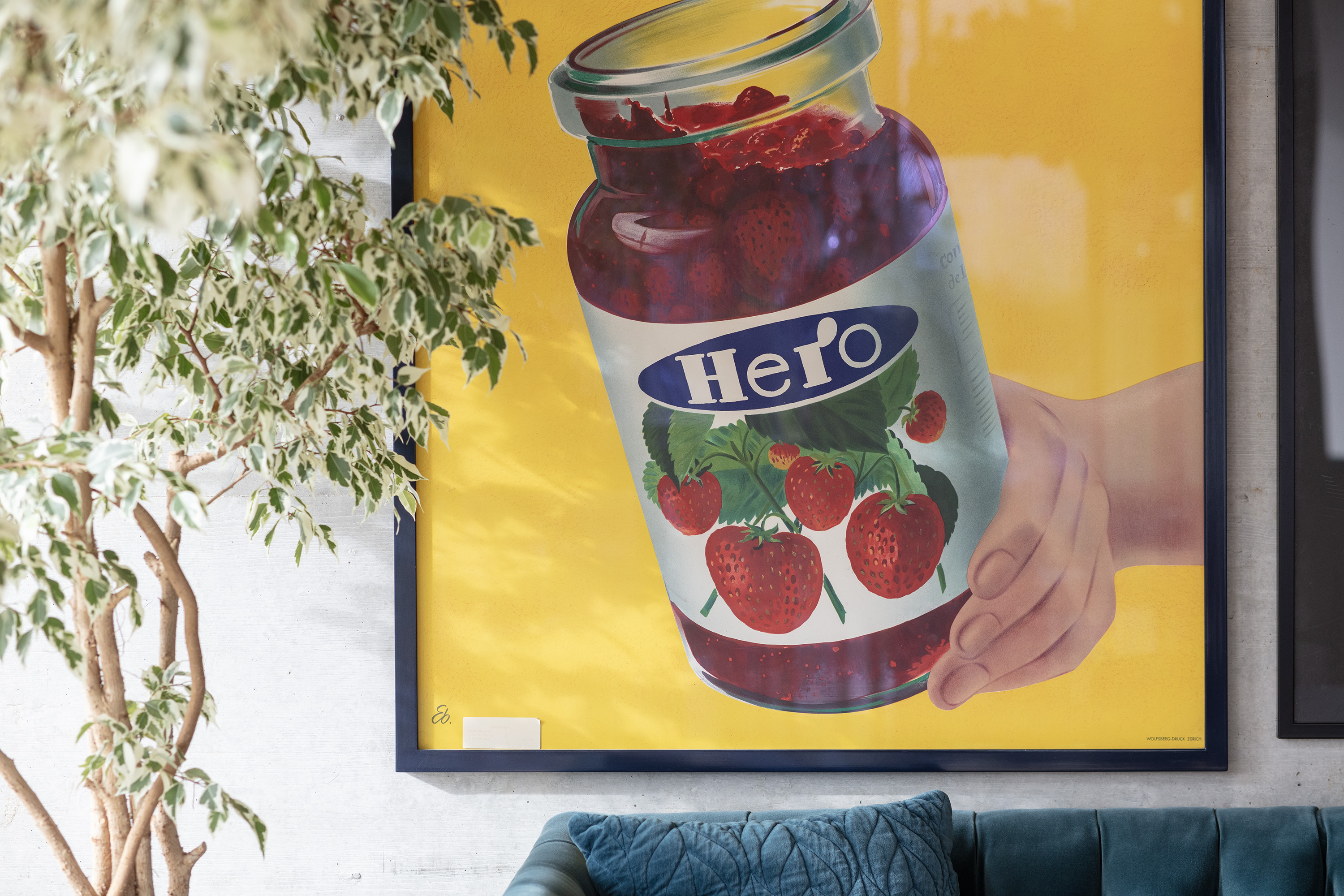 Werbung für Hero Konfitüre