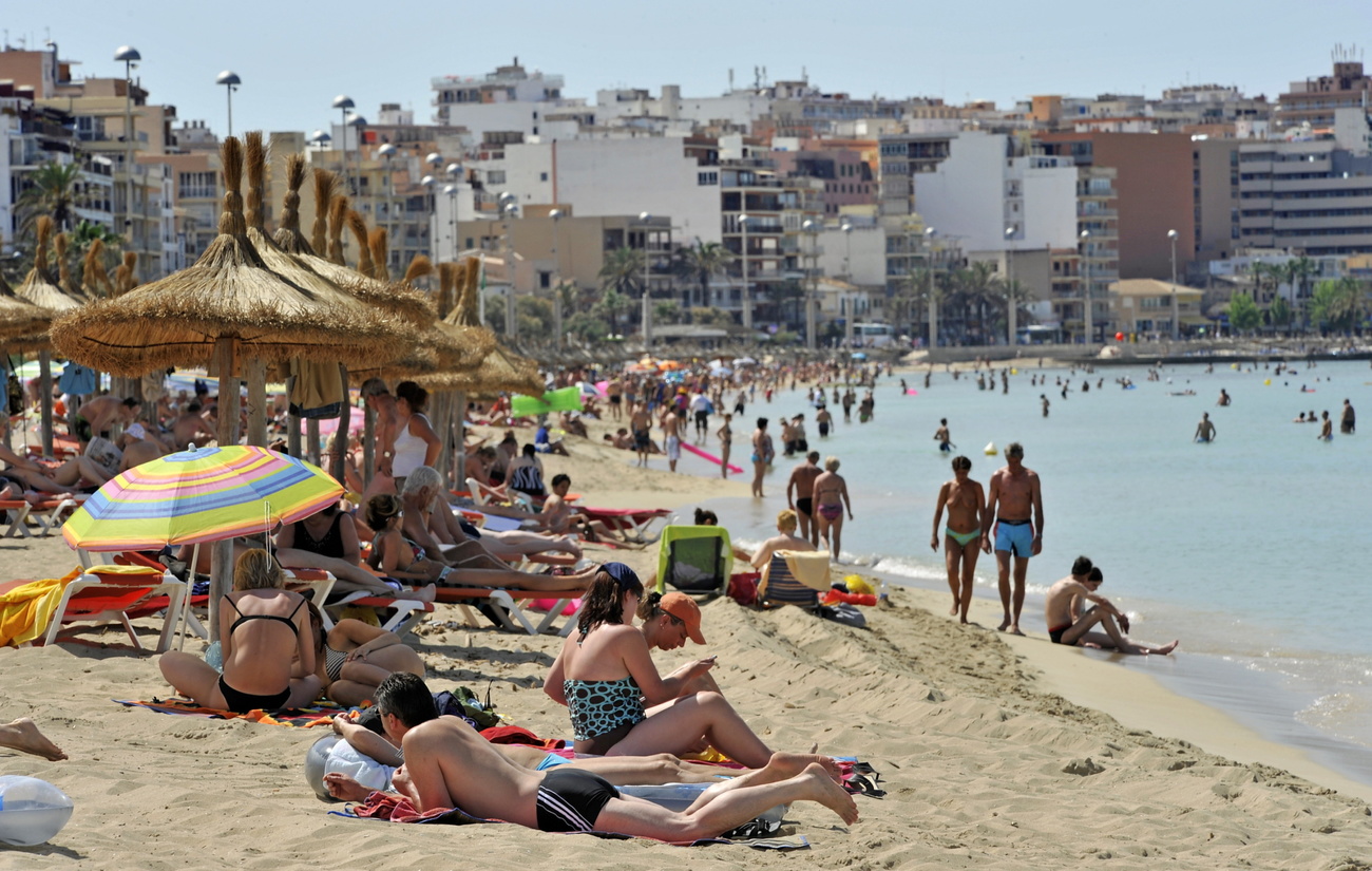 Una playa en la costa mediterránea española.