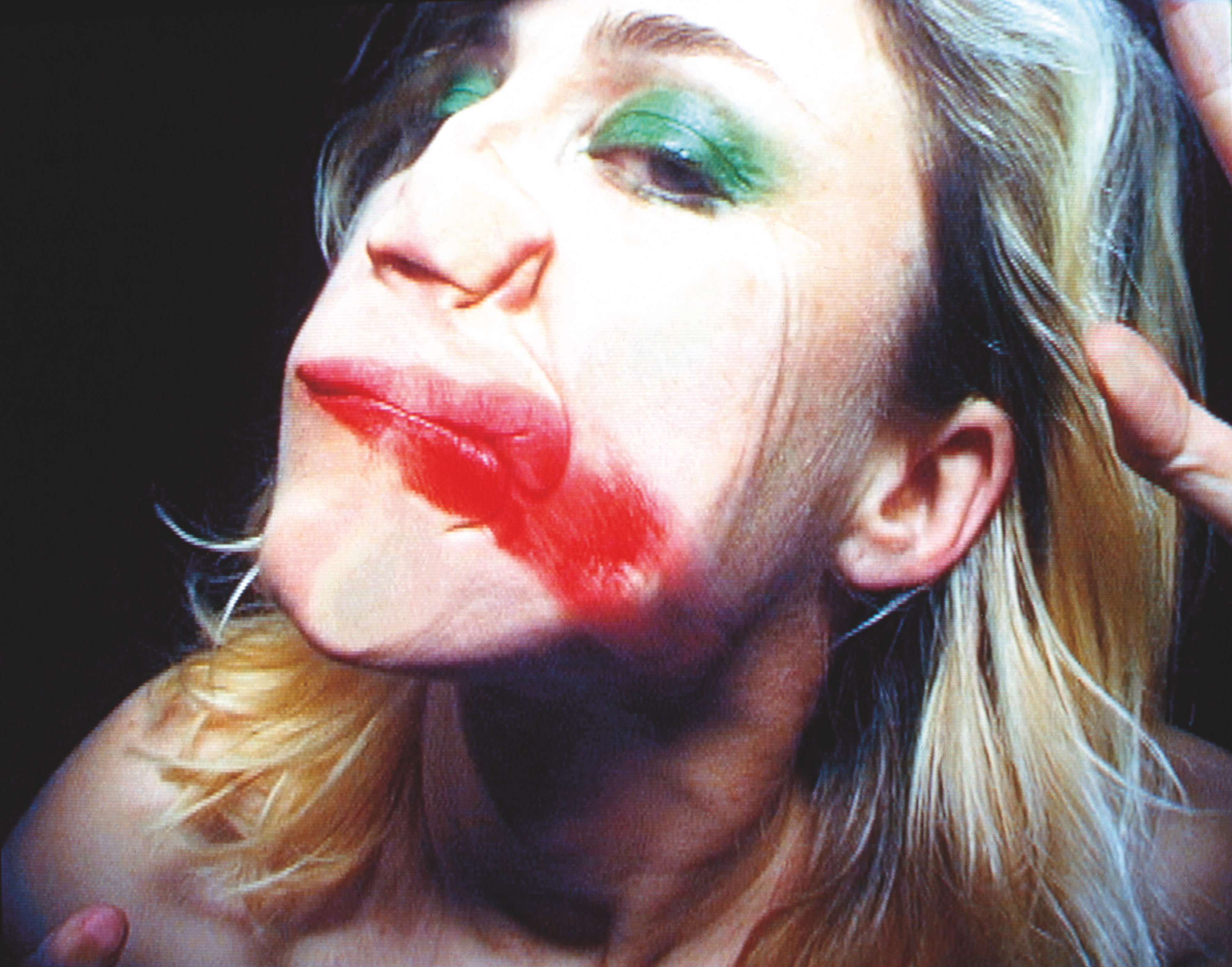 Video still from "Open My Glade (Flatten)", 2000, video installation by Pipilotti Rist