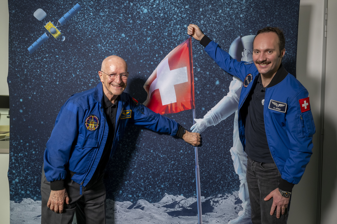 Claude Nicollier et Marco Sieber