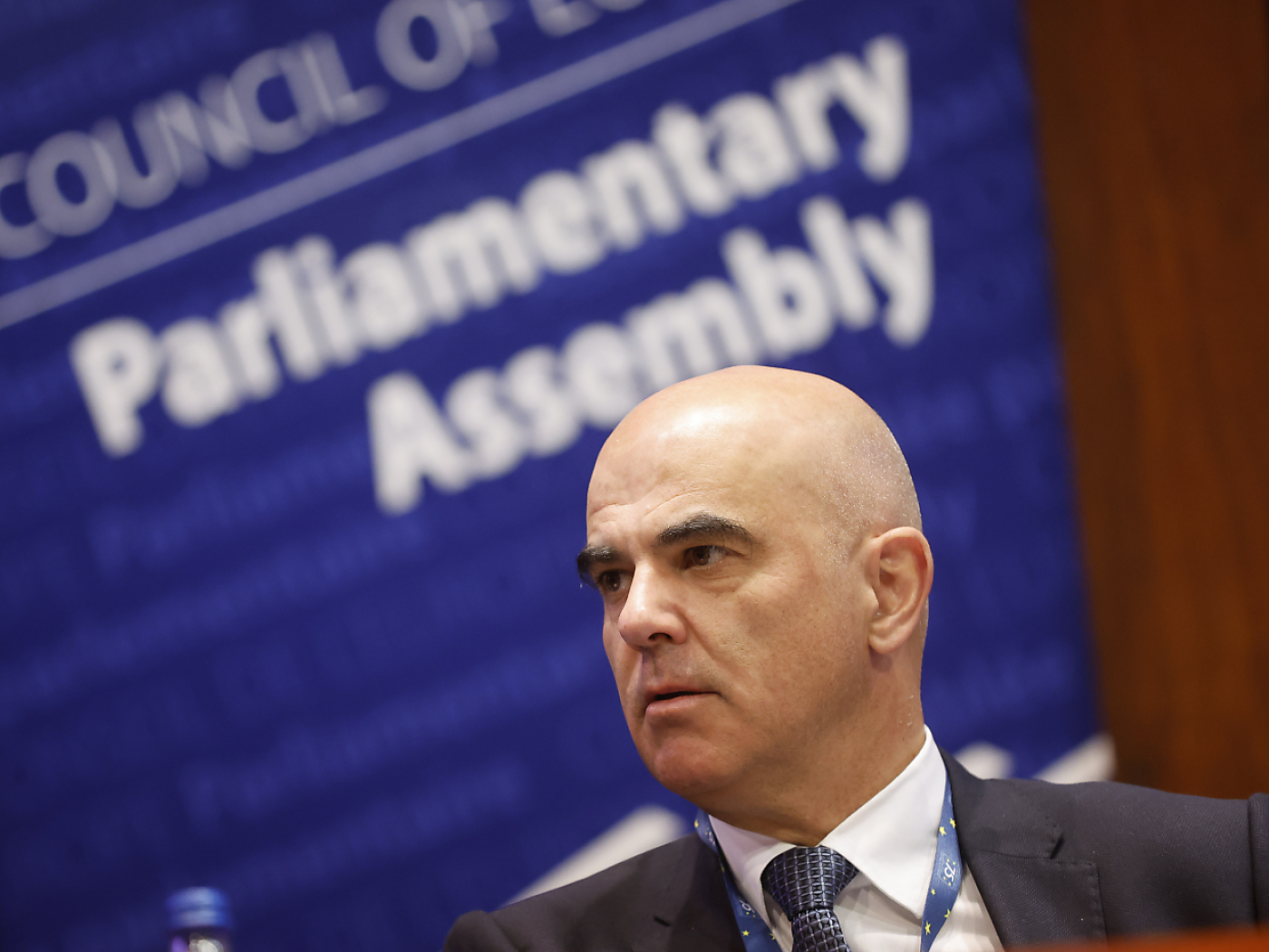 "There are no safe zones in Ukraine", says Alain Berset