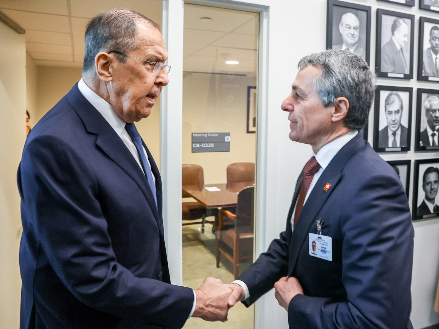 Cassis and Lavrov discuss the OSCE and the Ukrainian conflict