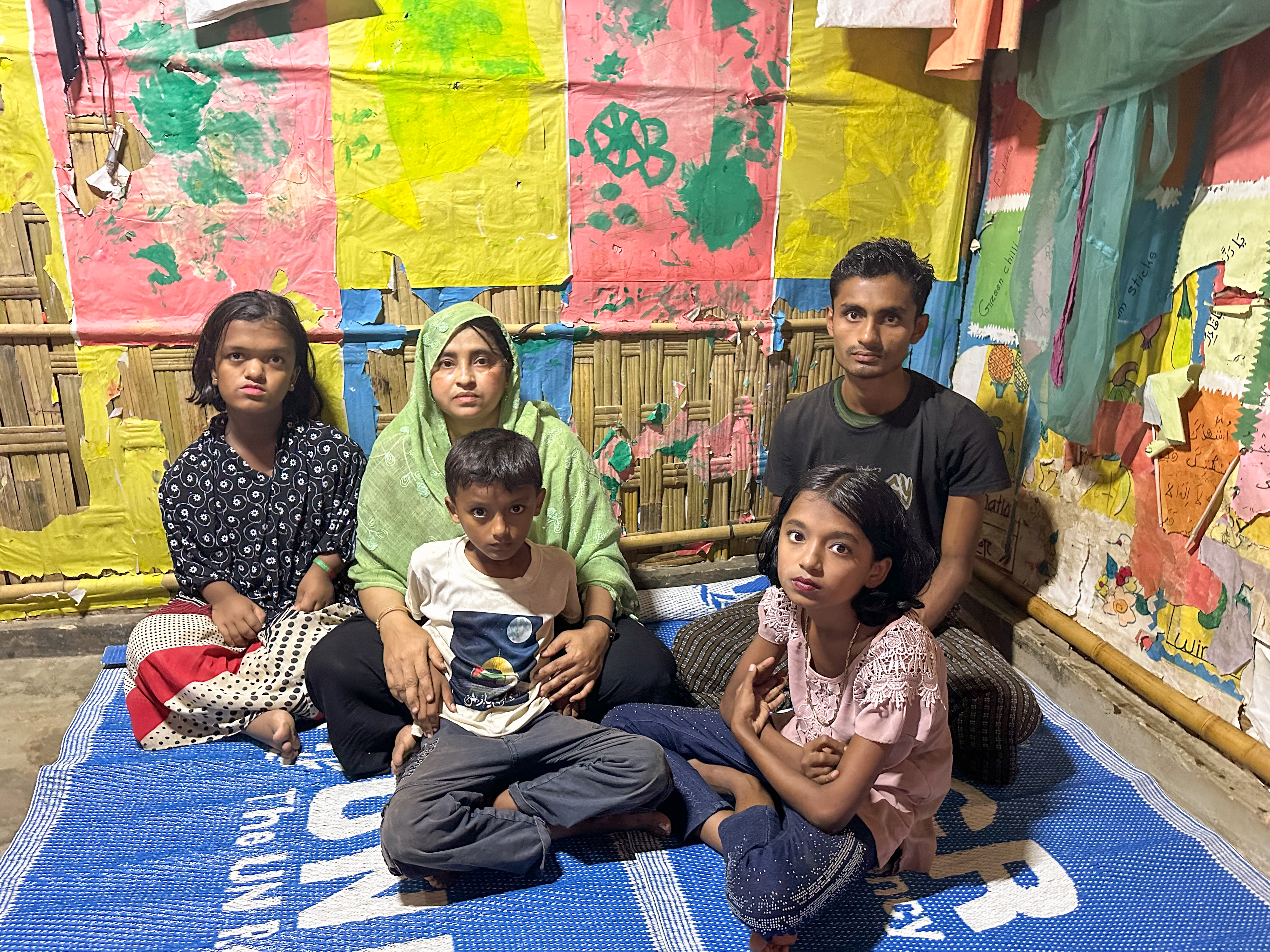 Rohingya family