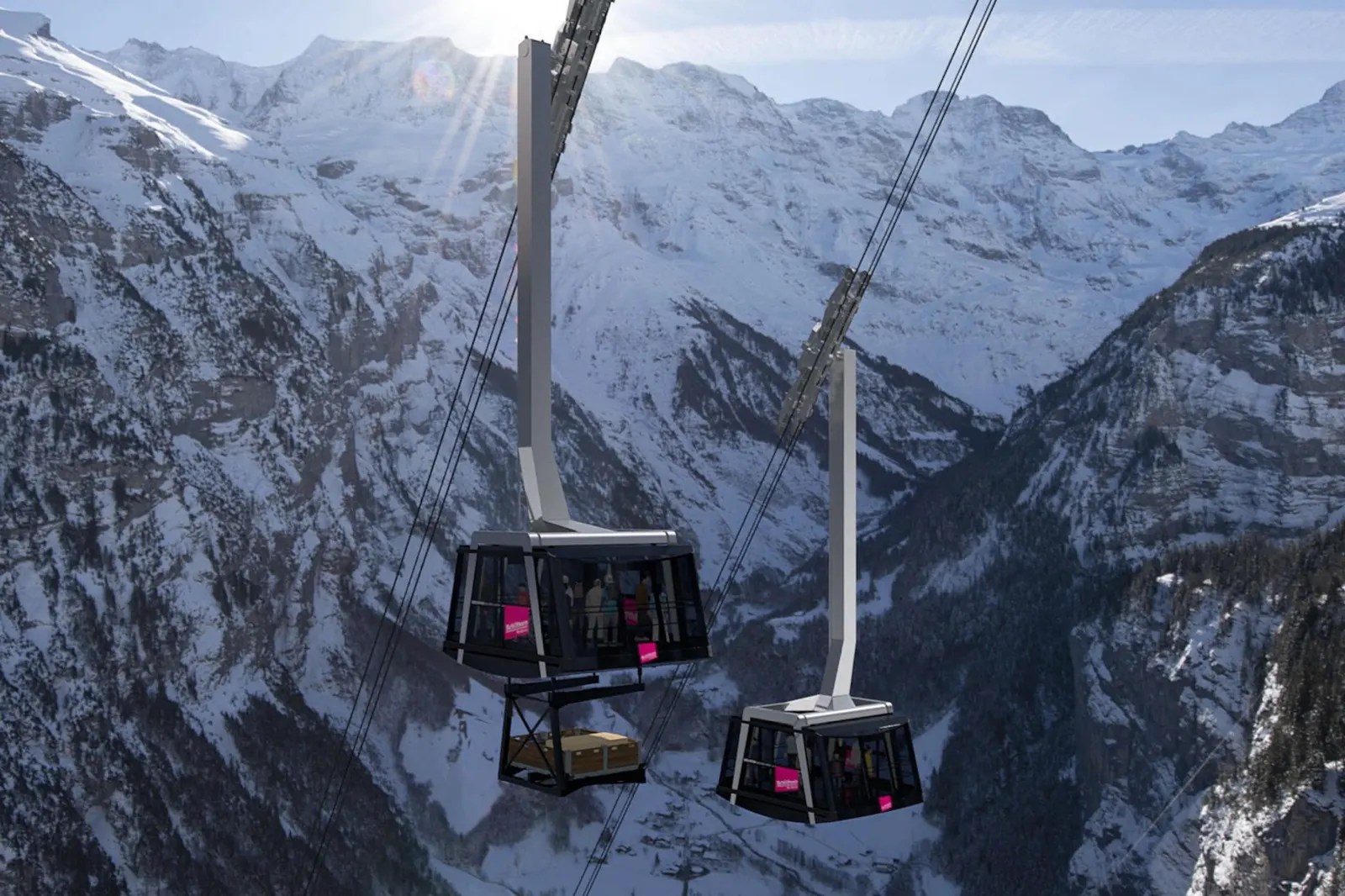 Le téléphérique du Schilthorn