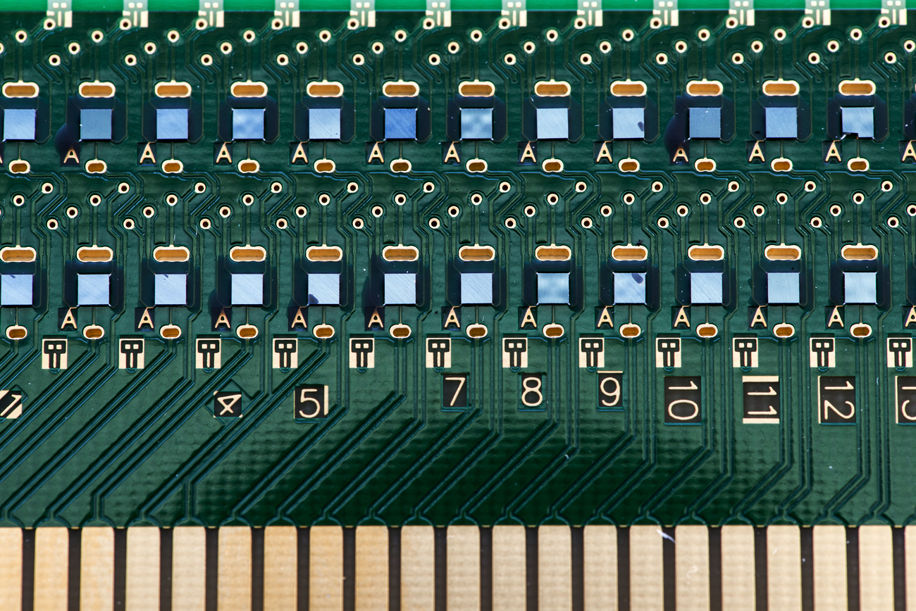 Chip production at the factory of Espros Photonics Corporation (EPC) in Sargans, canton of St. Gallen (2013).