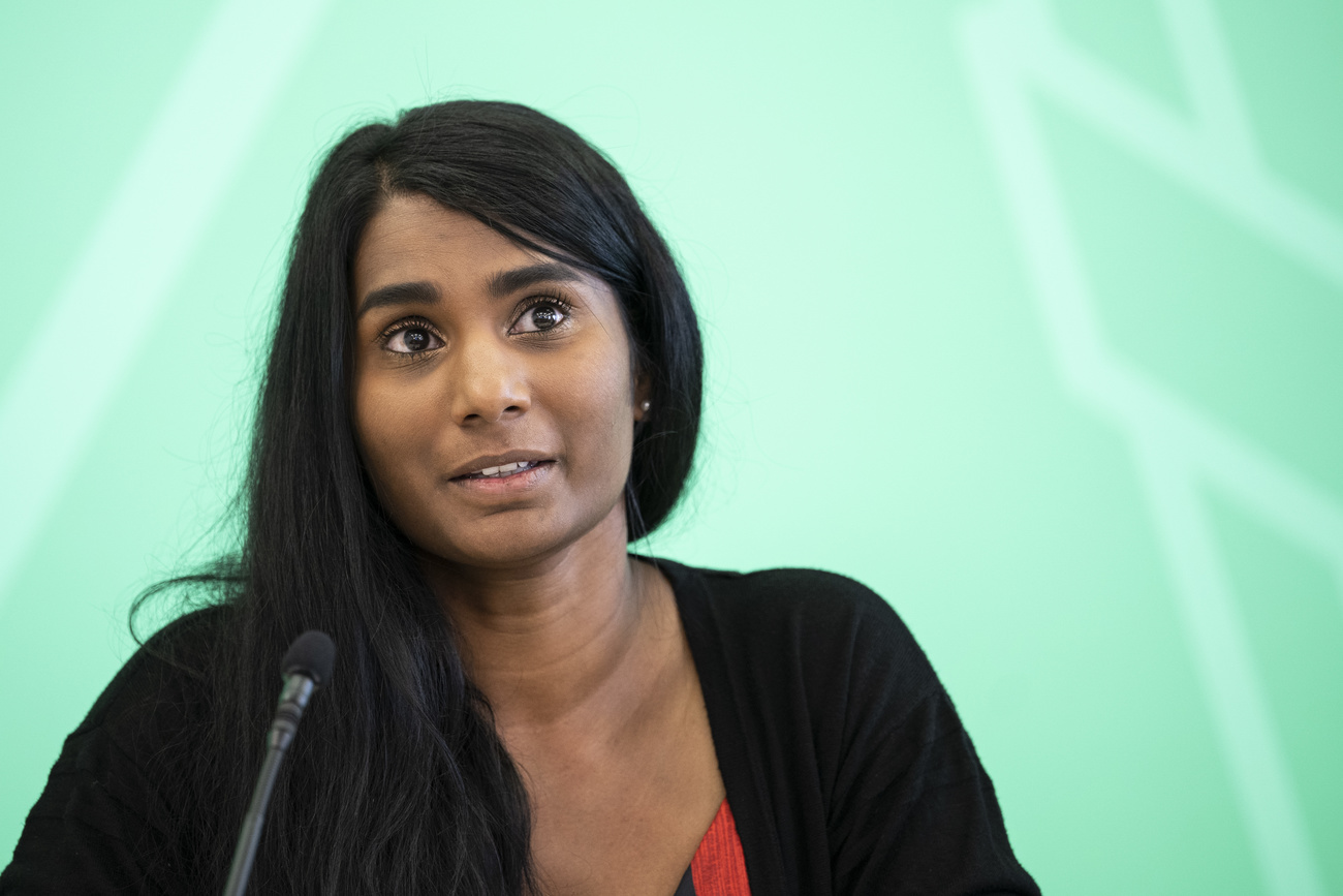 Sarah Ramani Ineichen, President of the association 'Back to the Roots', which campaigns for adopted Sri Lankans in Switzerland and for reparation for the injustice they have suffered.
