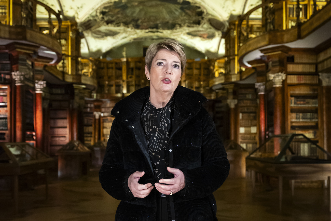 Keller Sutter, who assumes the rotating Swiss presidency in 2025, is also head of the finance ministry.