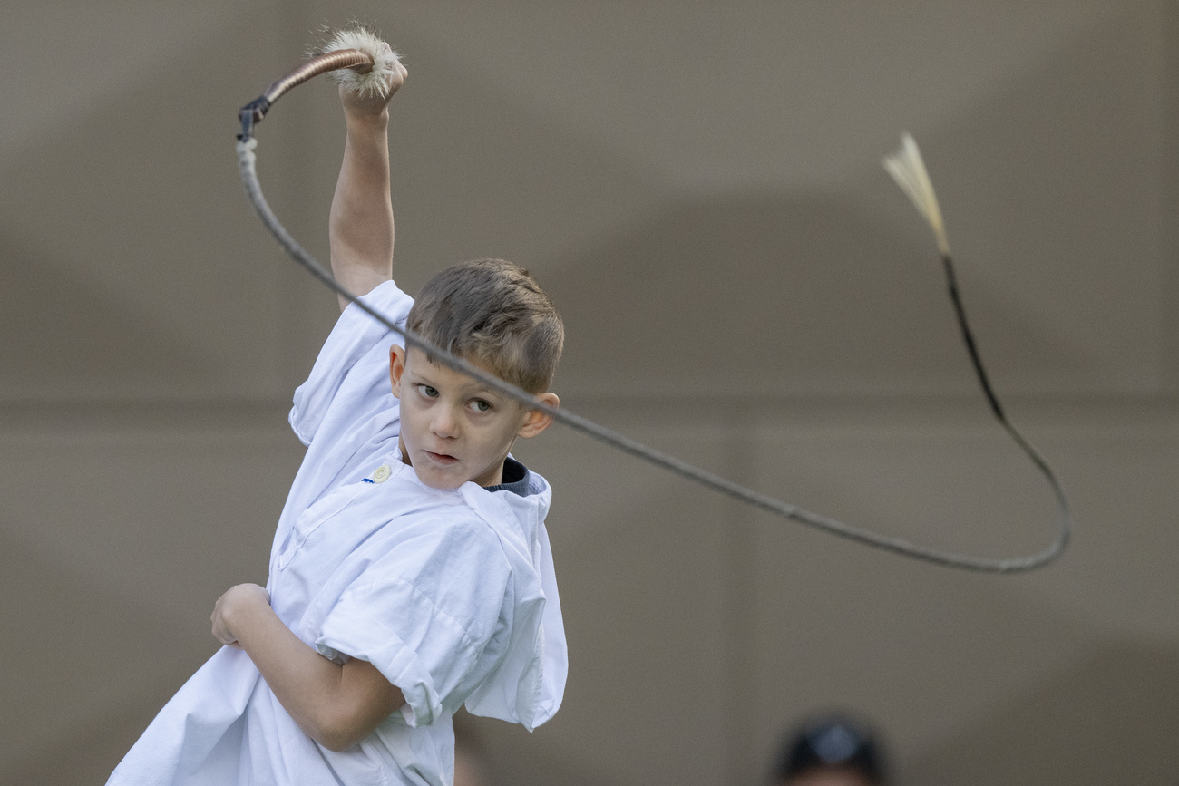 Picture of the day It often happens that our photo editorial team unearths traditions I was totally unaware of. Pictured above is a young participant in the Priis Chlepfae, a whip-cracking competition held annually on Epiphany in the main square of canton Schwyz.