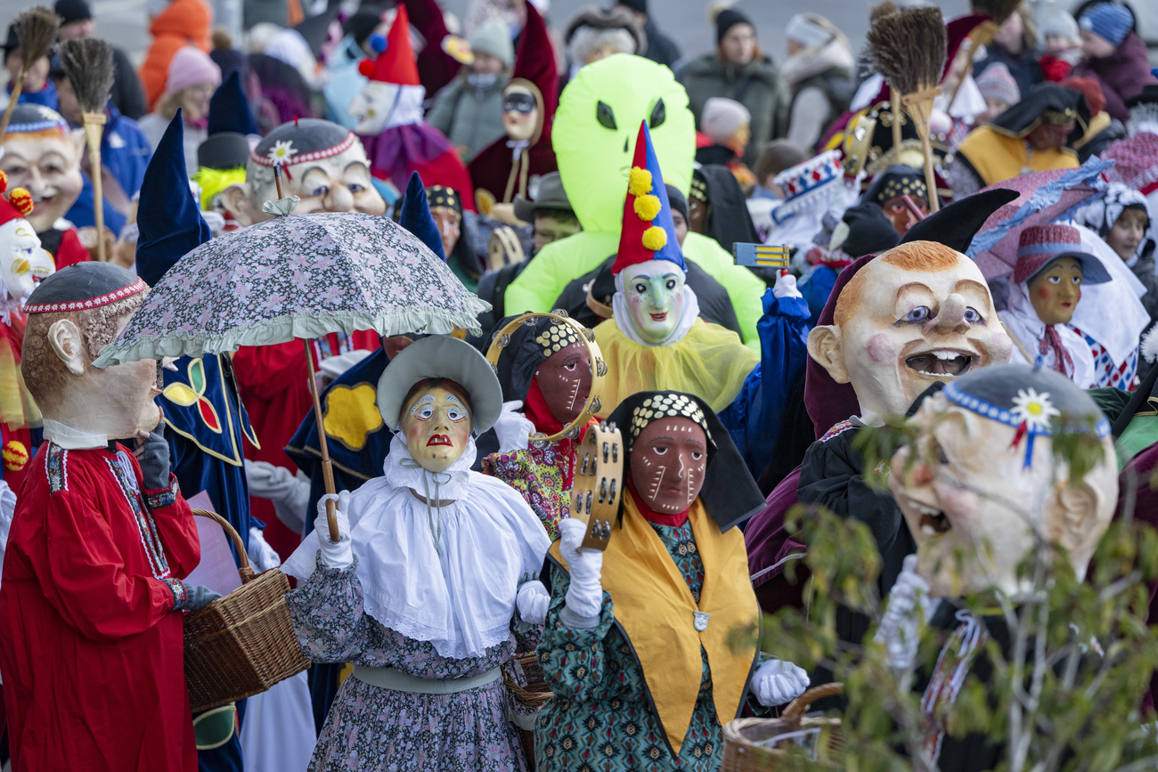 1. Fasnachtstag mit Nüssler in Brunnen