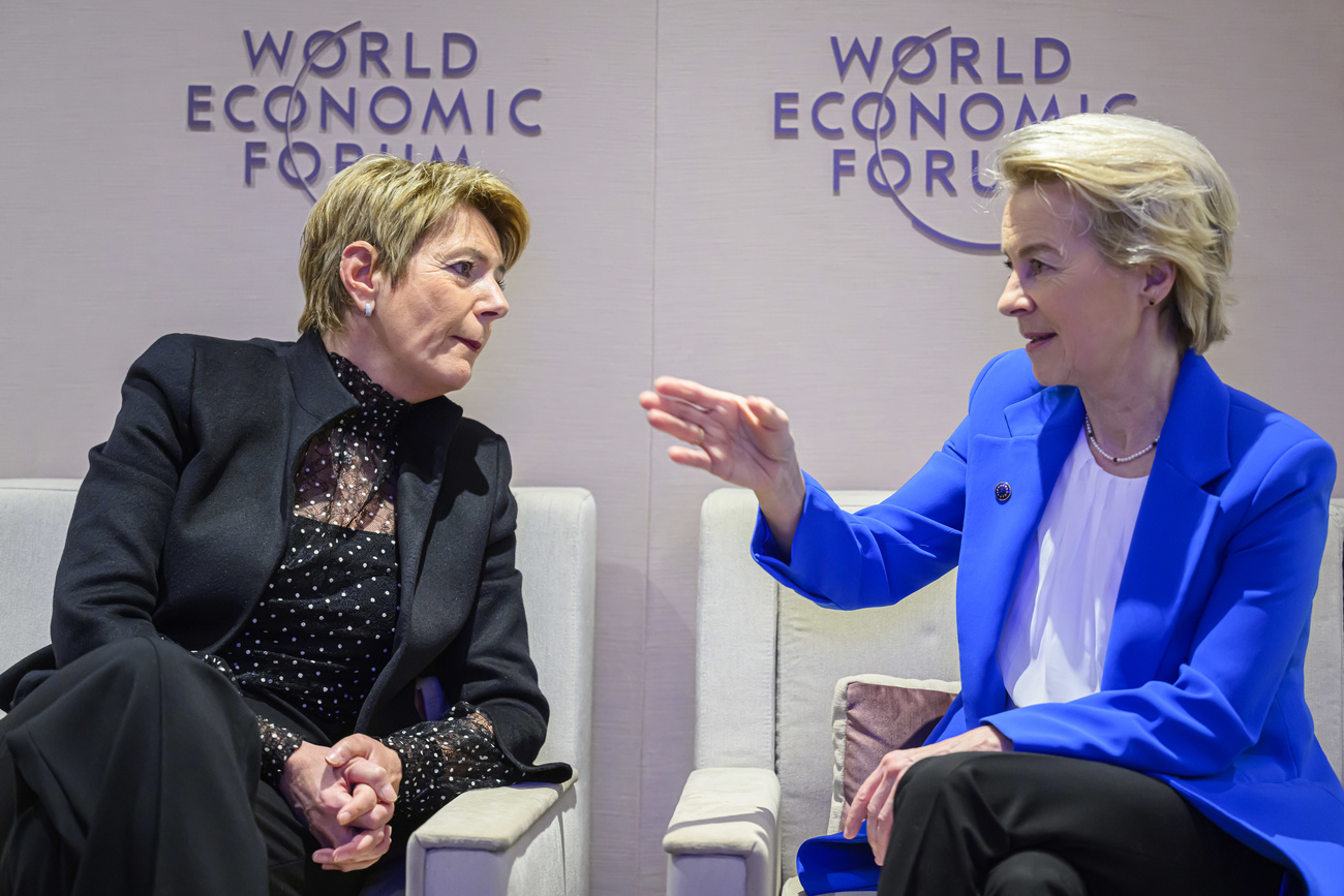 Keller-Sutter e von der Leyen,
