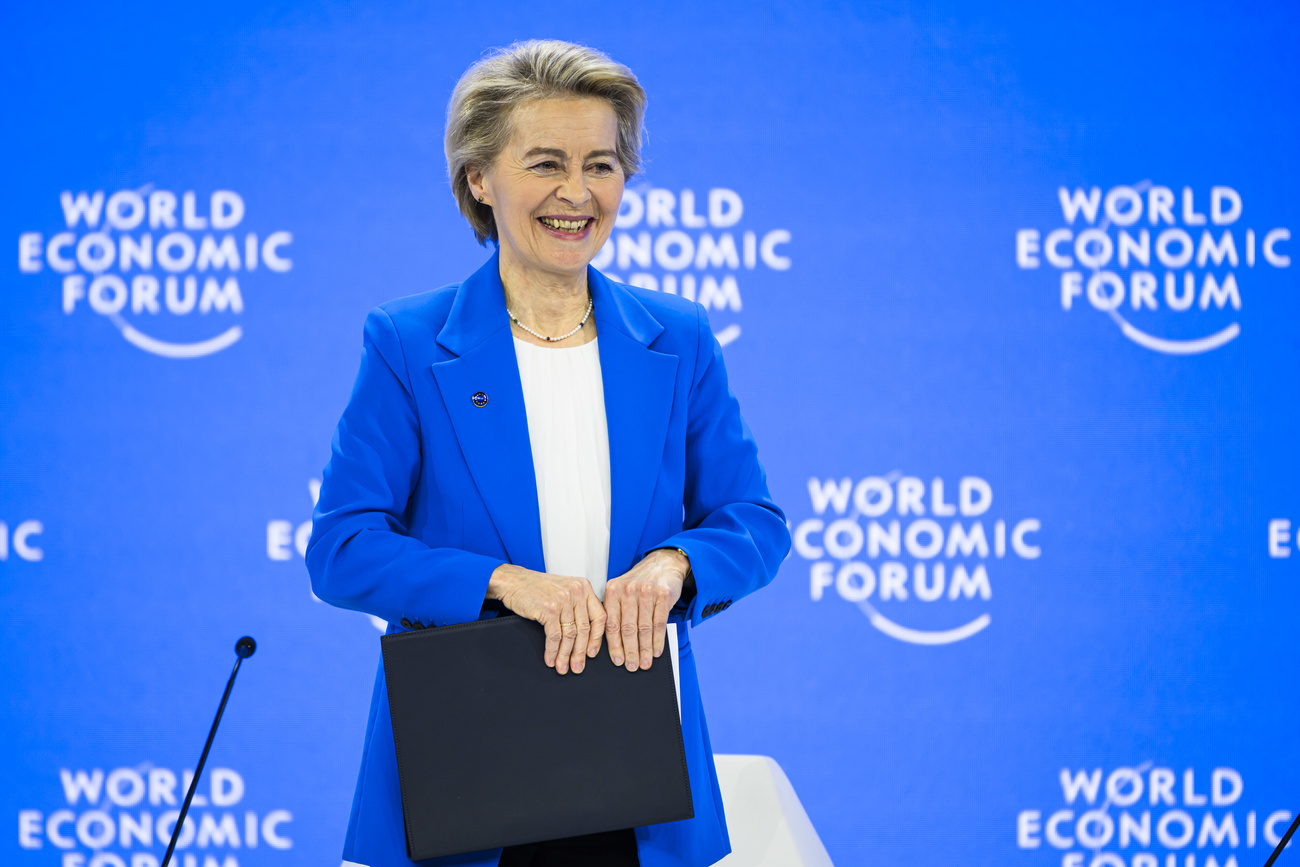 European Commission President Ursula von der Leyen. Between 2020-2024, EU Commissioners and their staff met lobbyists more often in Davos than in Paris or Berlin.