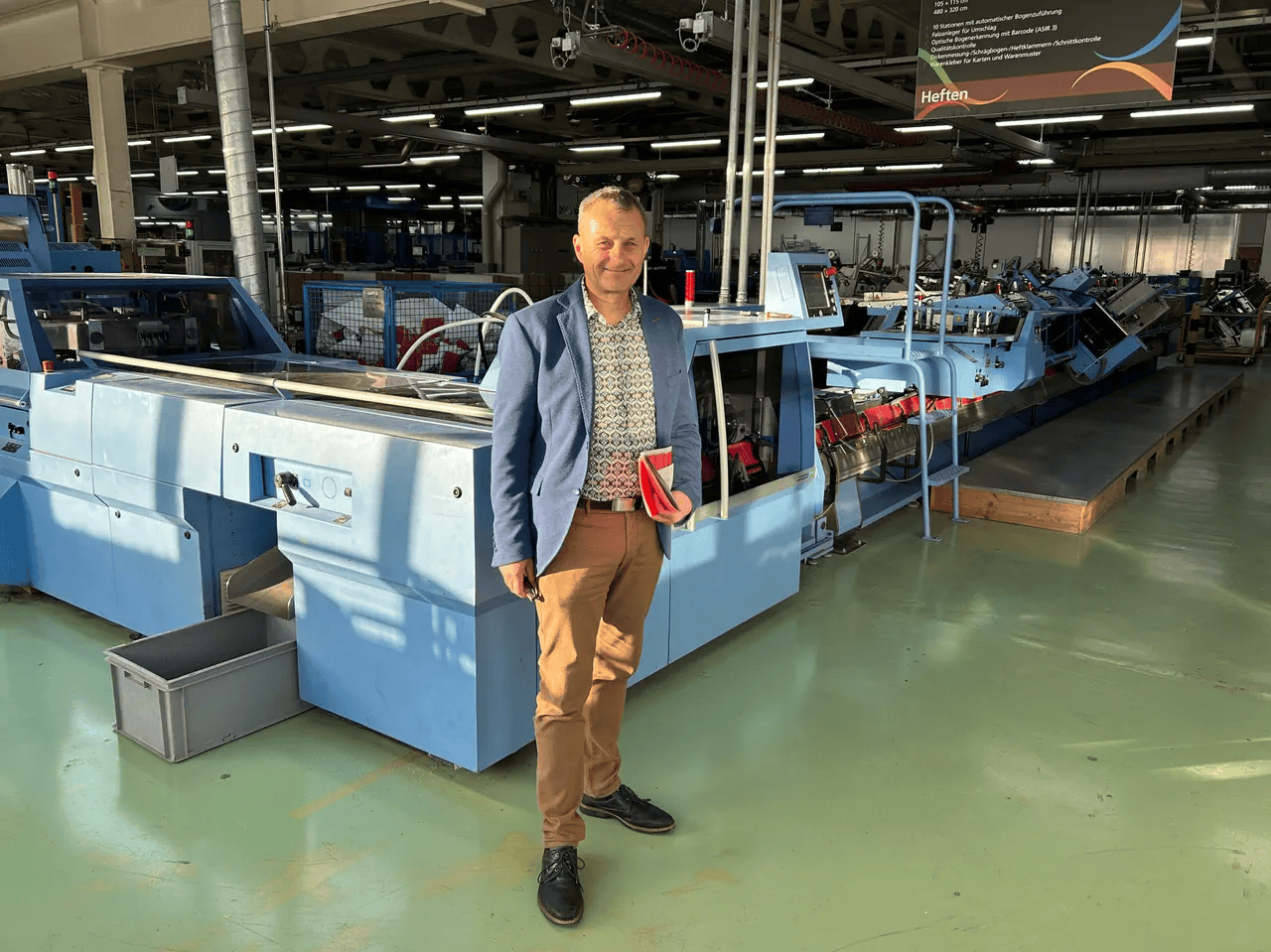 Rolf Steiner has been running the Vogt Schild print shop for 23 years.