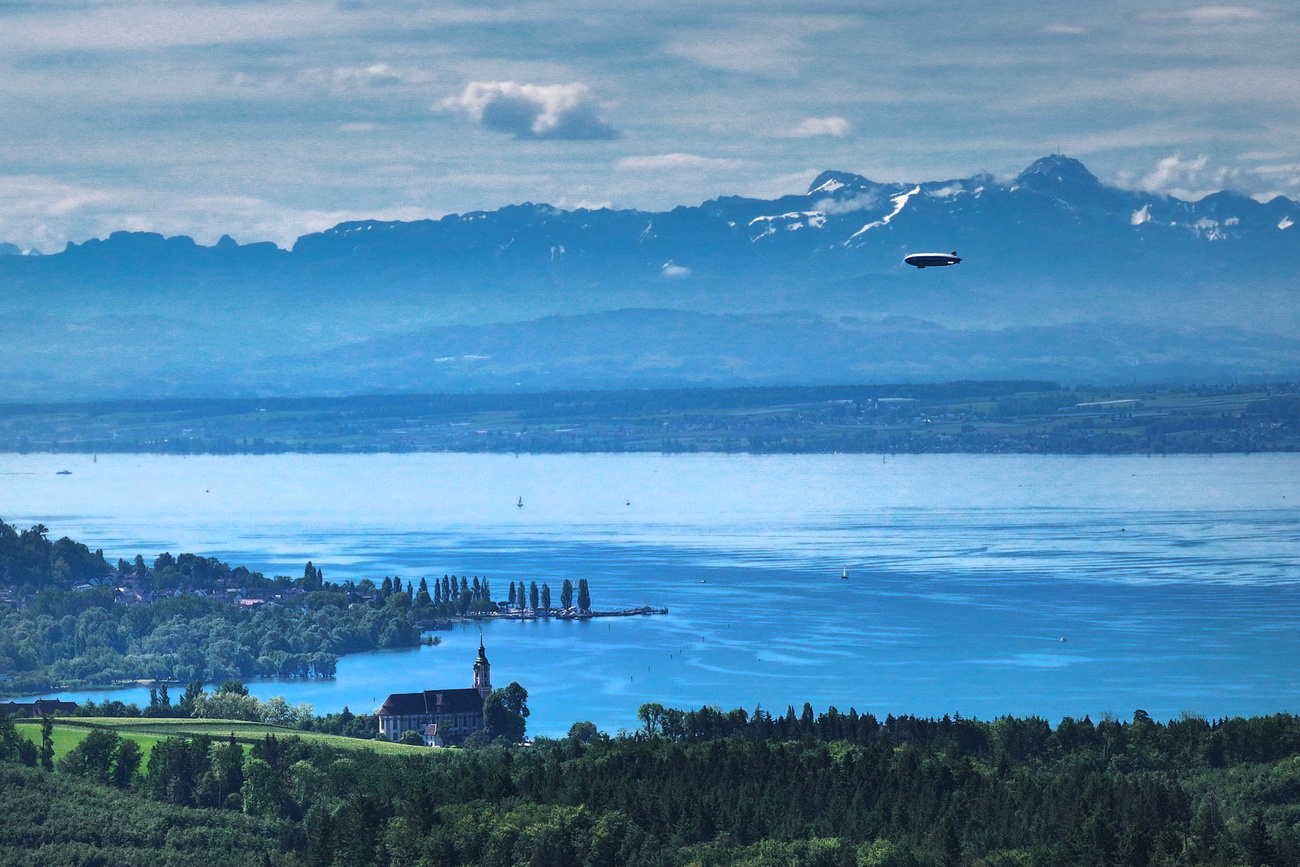 Lake Constance contains the wreckage of a steamship and aircraft