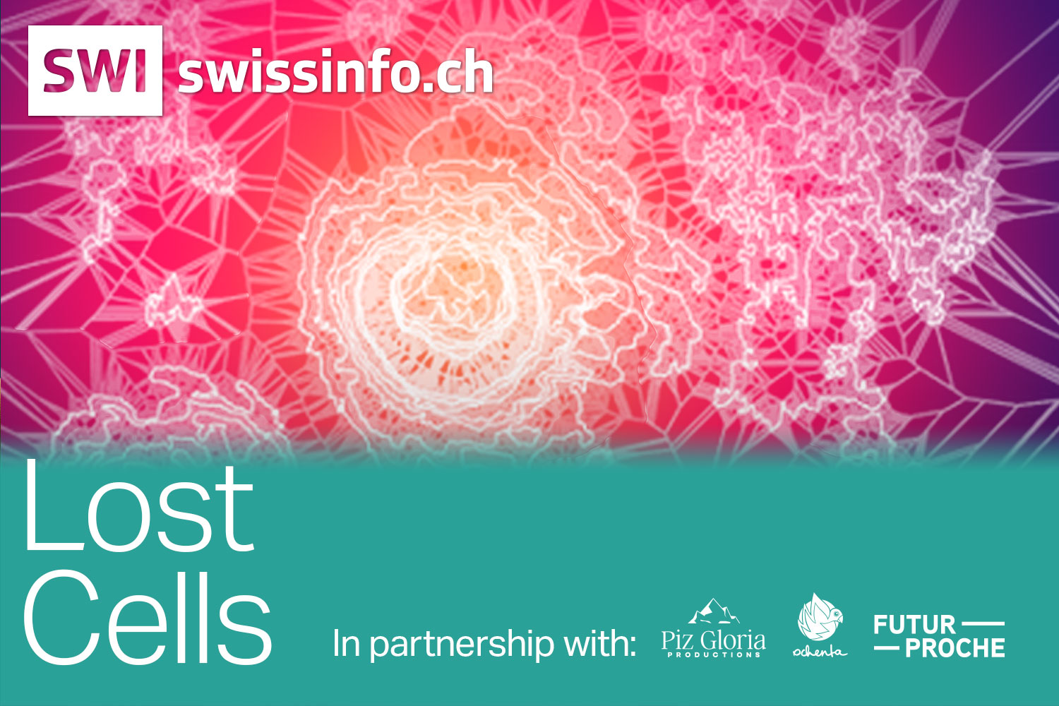 A podcast artwork image for Lost Cells showing stem cells under the microscope