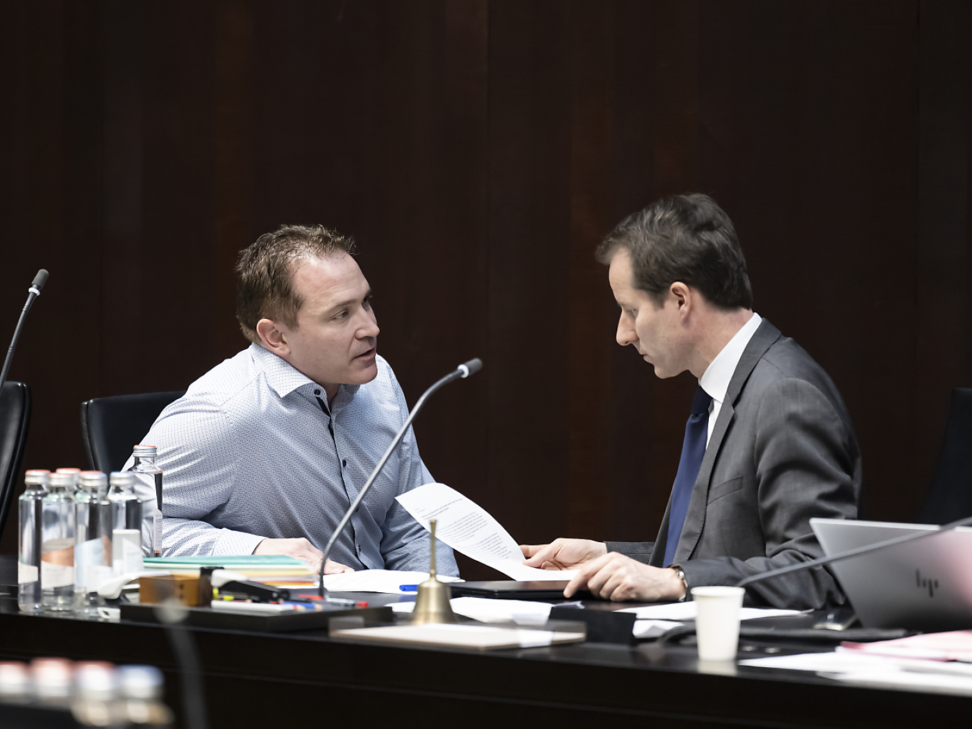 deputati dell'UDC Thomas Aeschi e Michael Graber