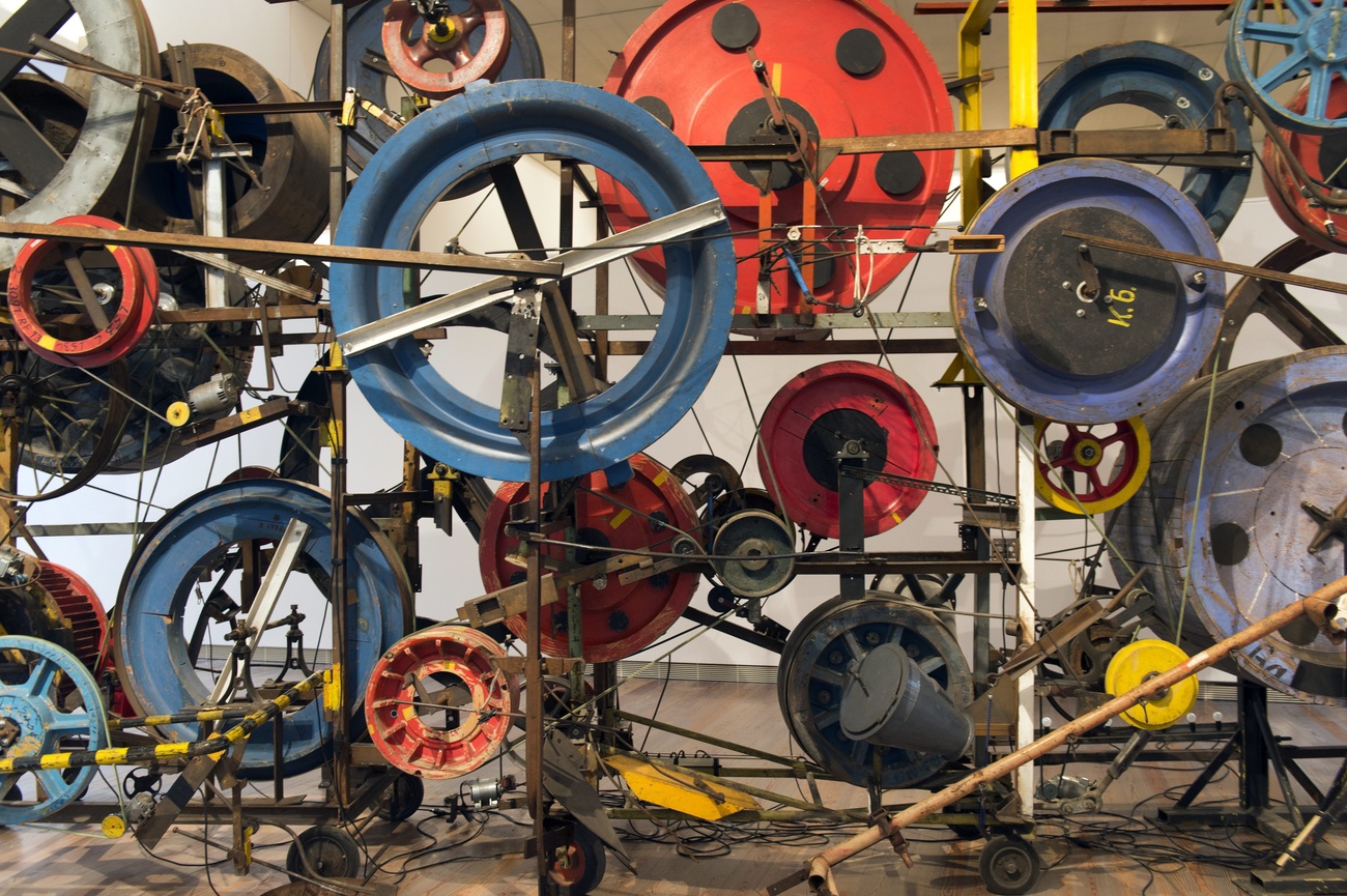 Tinguely created the Heureka sculpture for the 1964 National Exhibition in Lausanne.