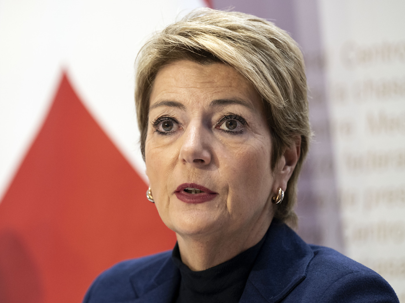 La presidente della Confederazione Karin keller-Sutter.