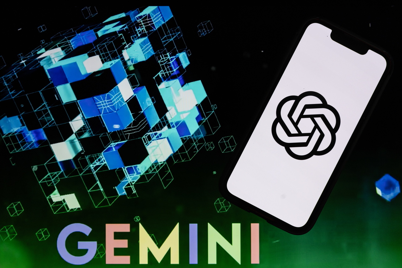 ChatGPT und Gemini Logos