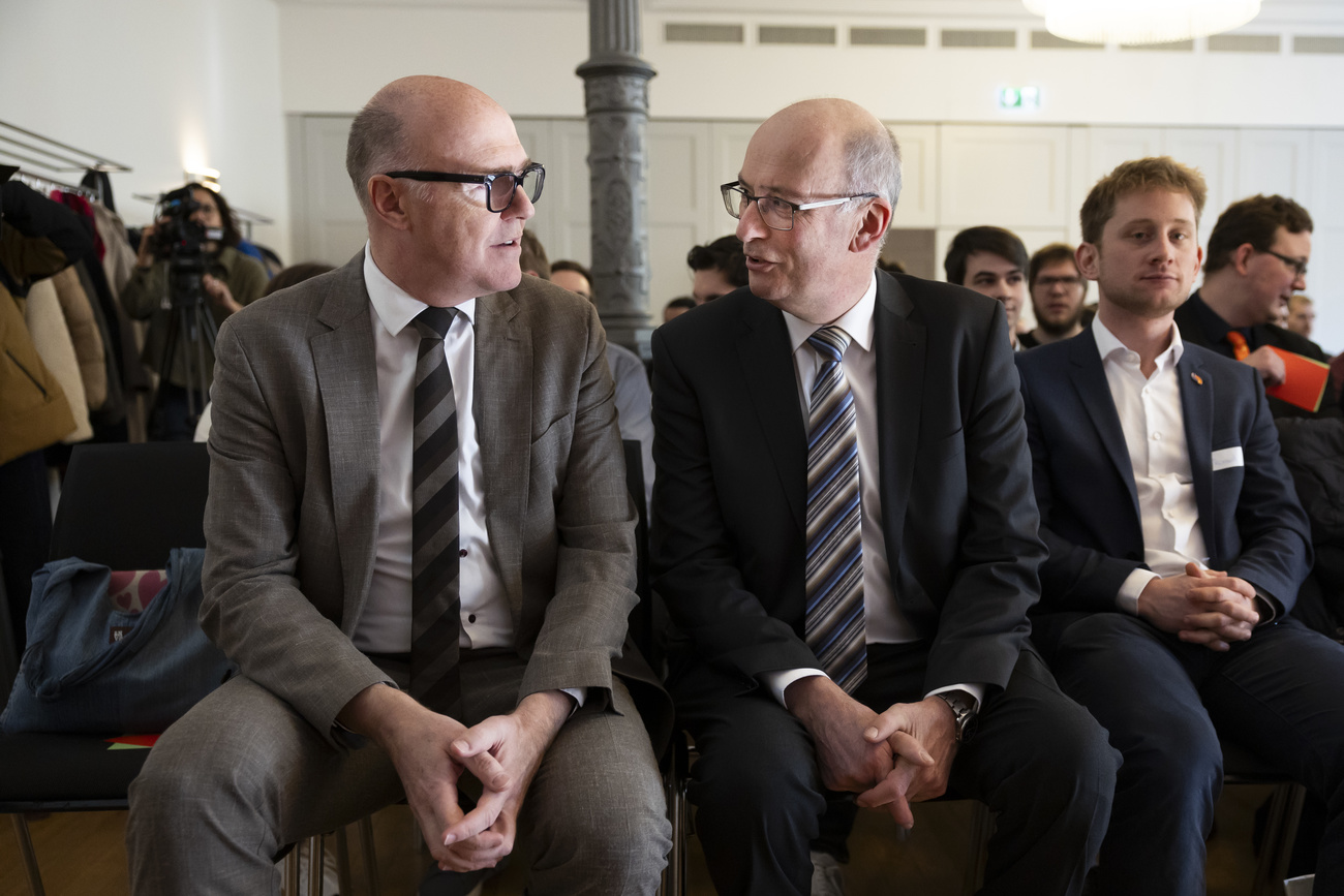 Martin Pfister (left) and Markus Ritter.