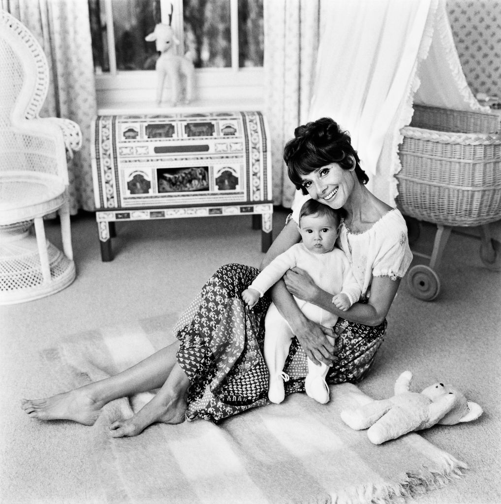 Hepburn, pictured with son Luca Dotti, wanted a tranquil place to raise her family