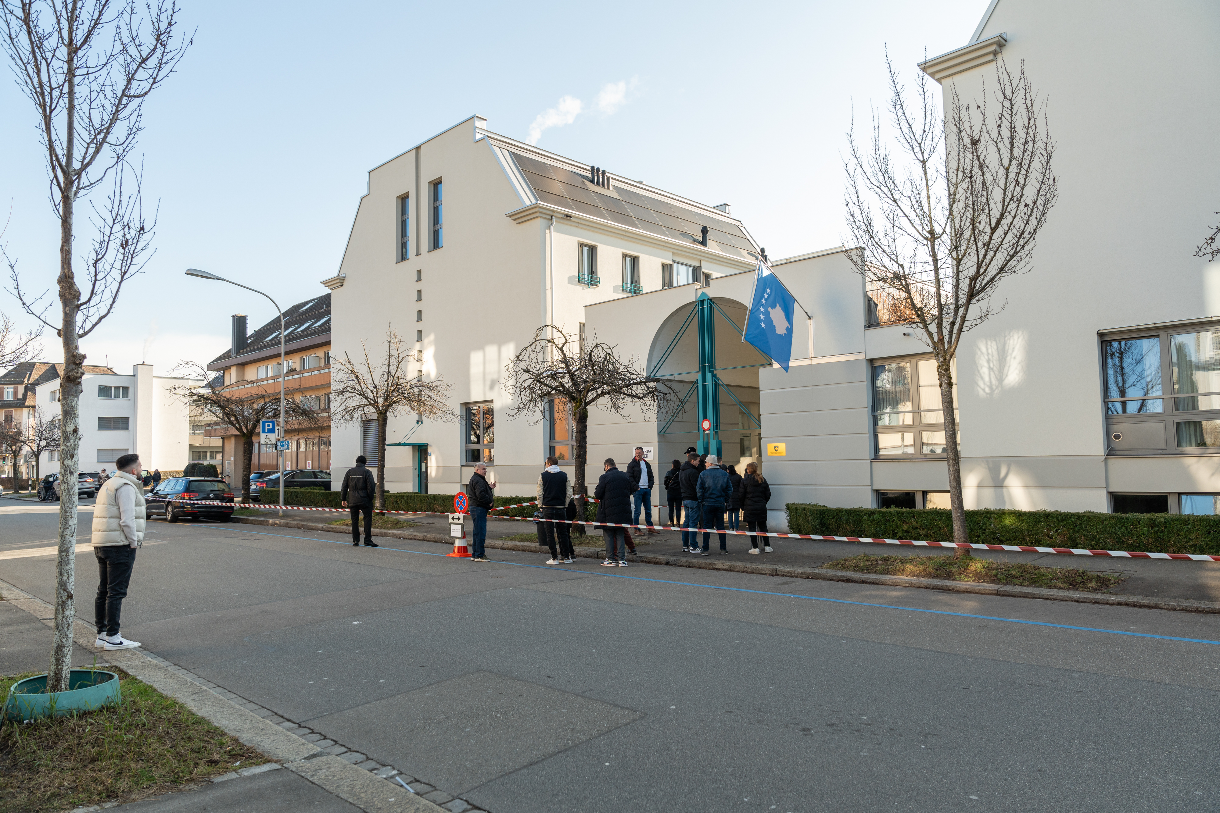 Das kosovarische Konsulat in Zürich.