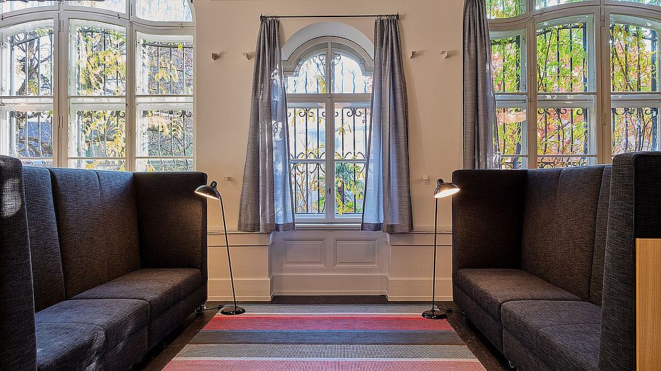 Newspaper reading room, Basel University Library