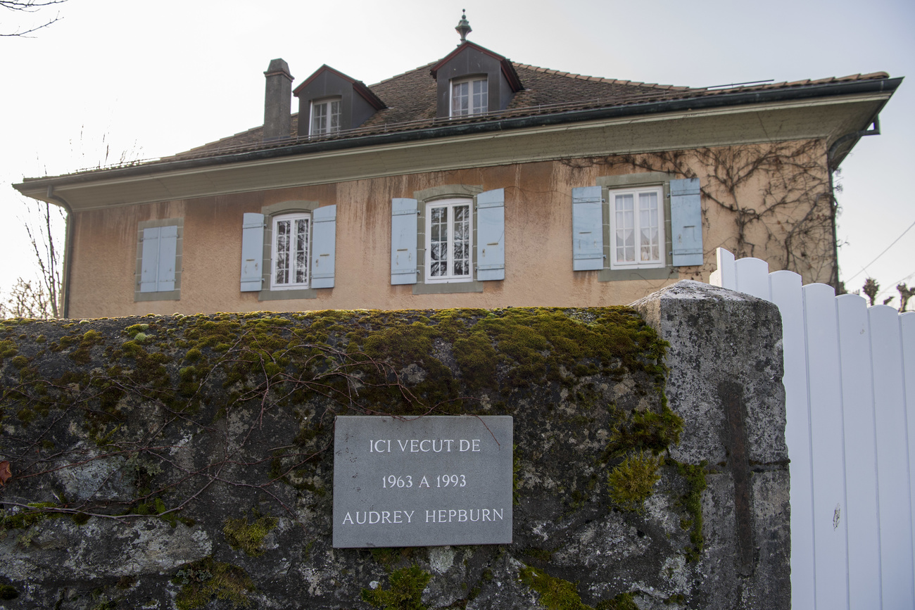 The 12-bedroom villa in village of Tolochenaz was owned by Hepburn from 1963 until her death in 1993.