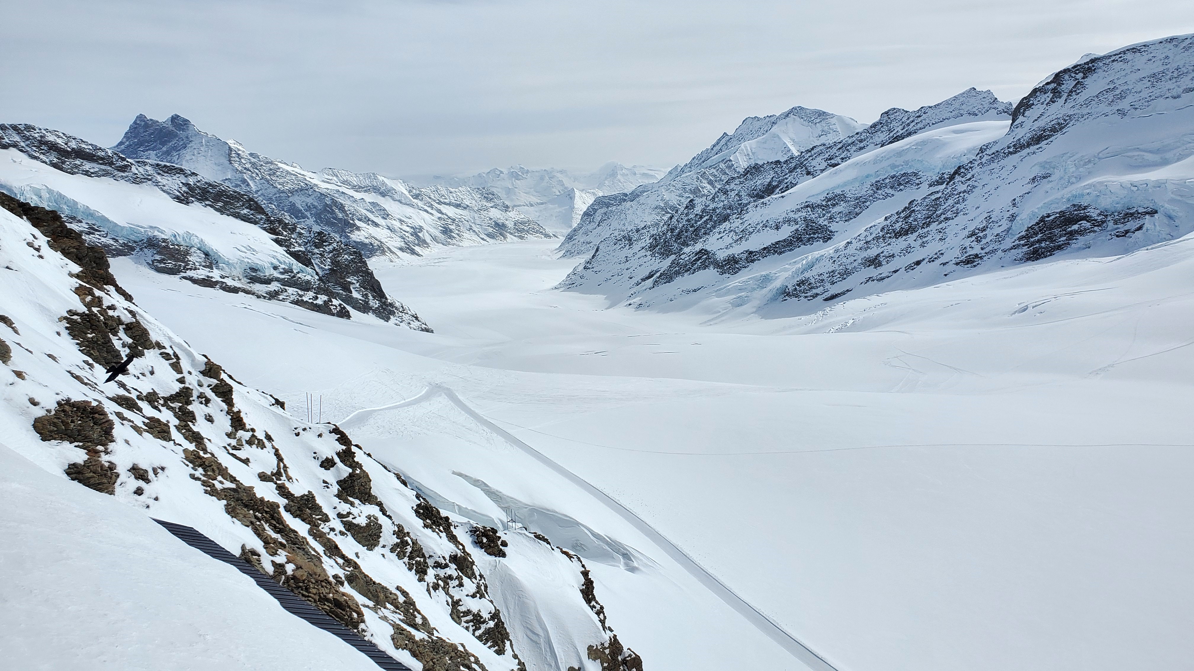 Ein Gletscher in den Alpen