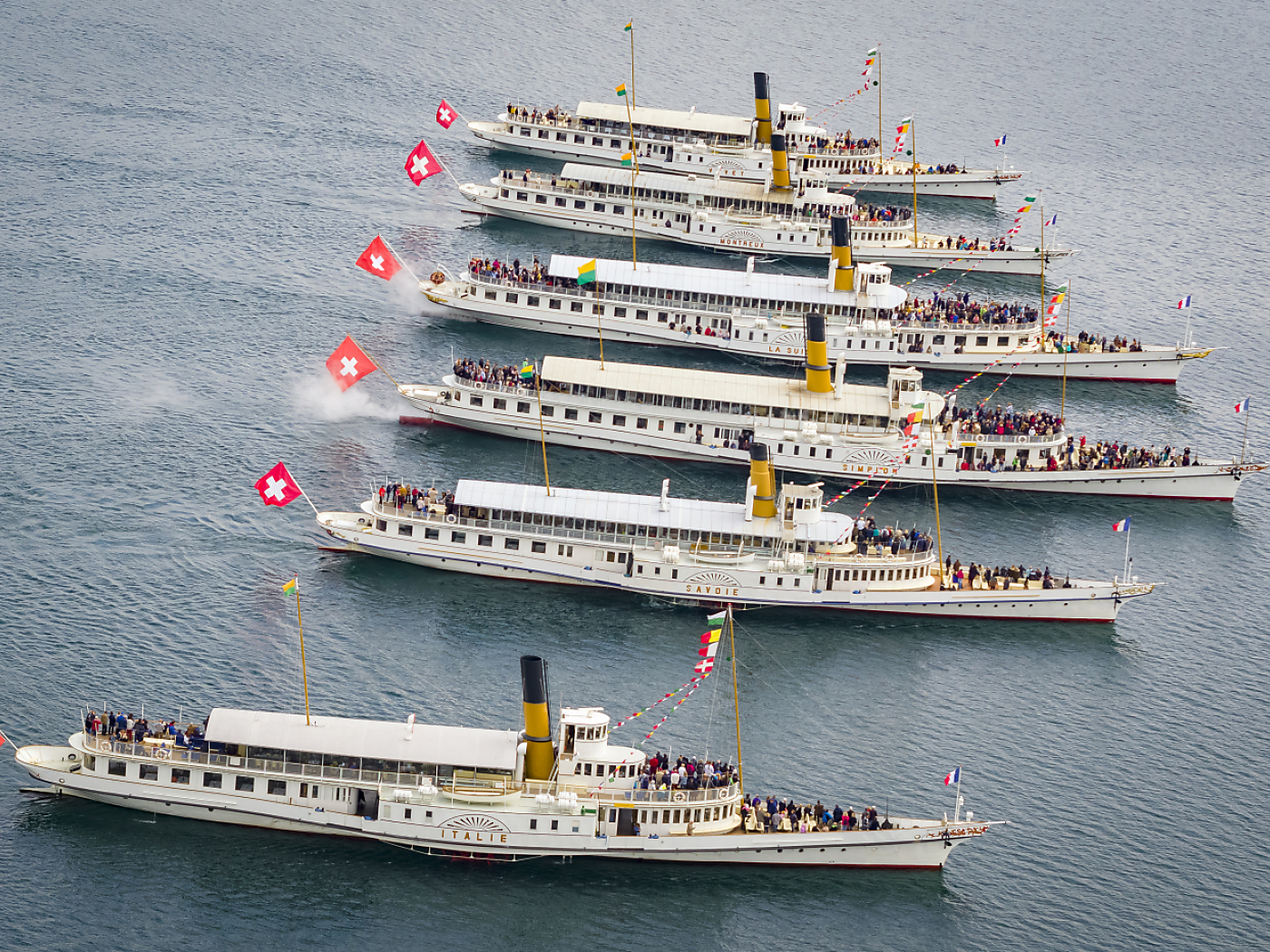 Parade de bateaux de la CGN