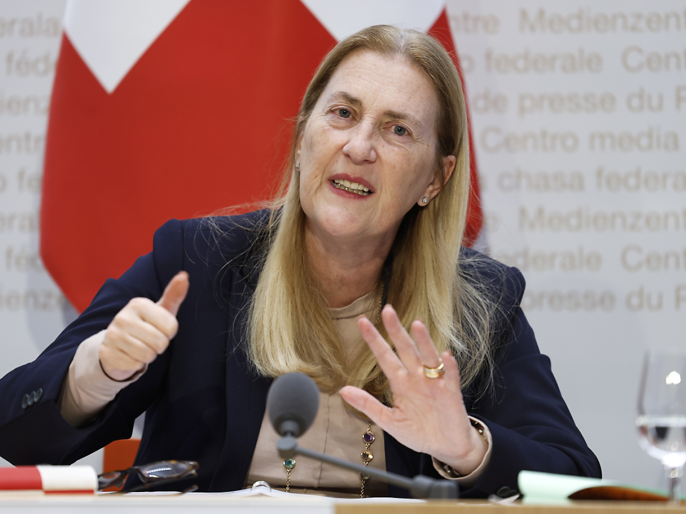 La direttrice della Segreteria di Stato dell'economia (SECO), Helene Budliger Artieda