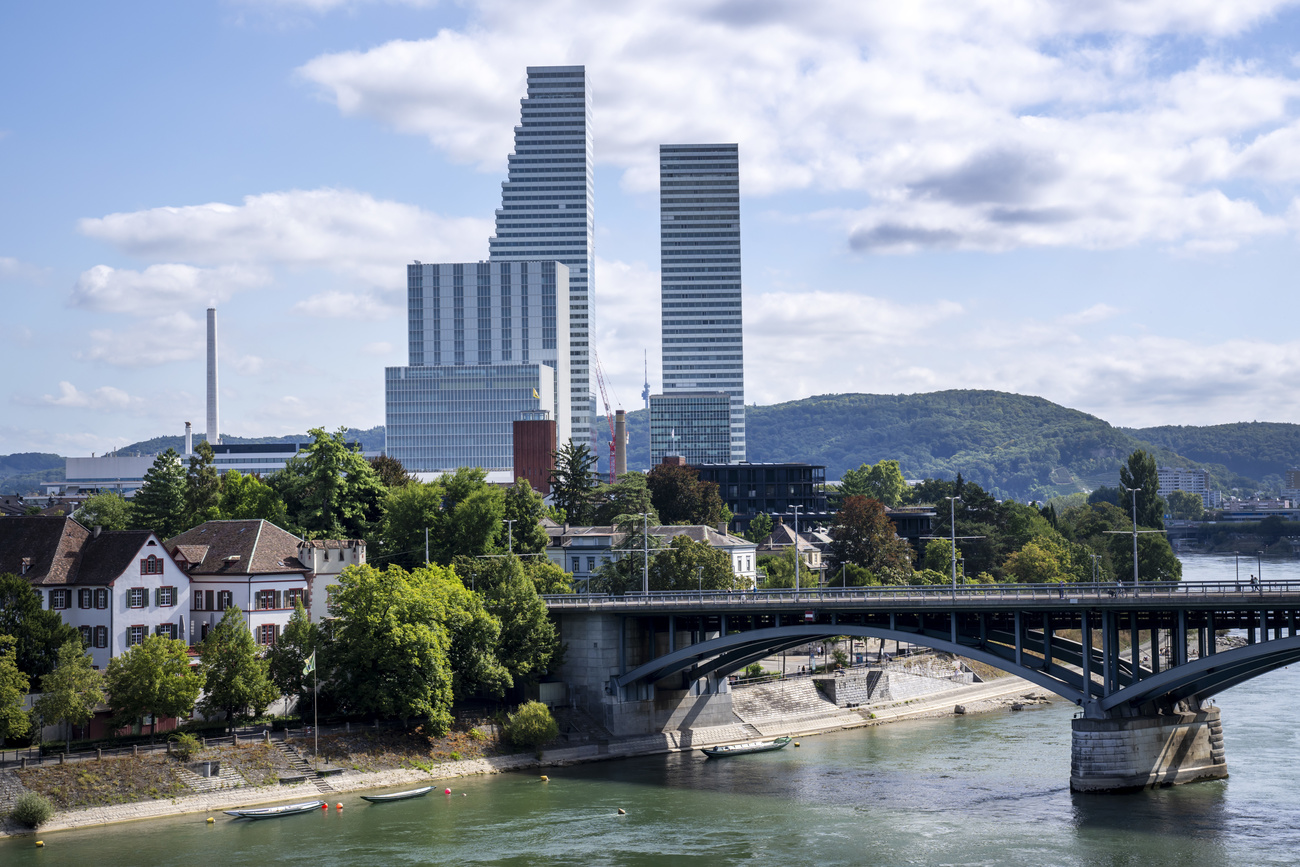 Roche's towers in Basel.
