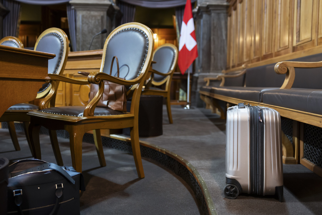 Simon Stocker addresses the media following the Federal Supreme Court judgement.