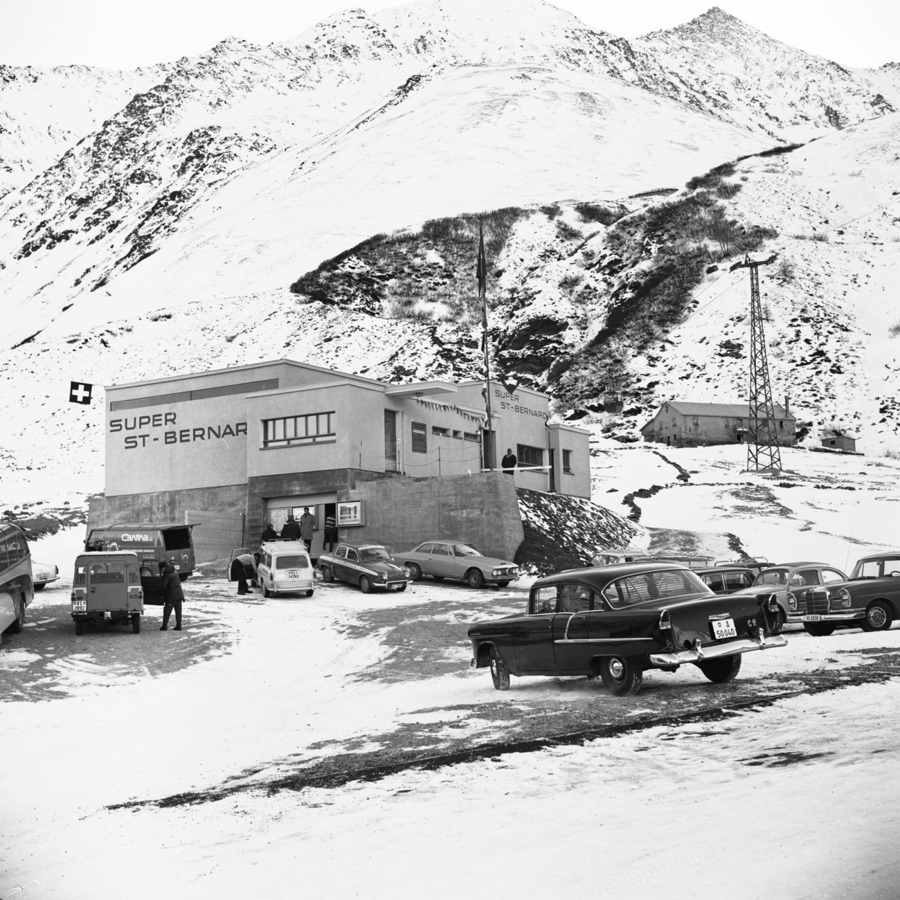 Ein Skigebiet in den 1970er-Jahren