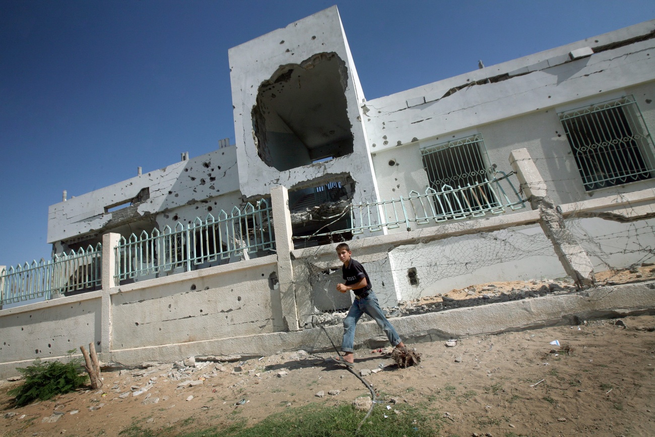 edificio distrutto a gaza