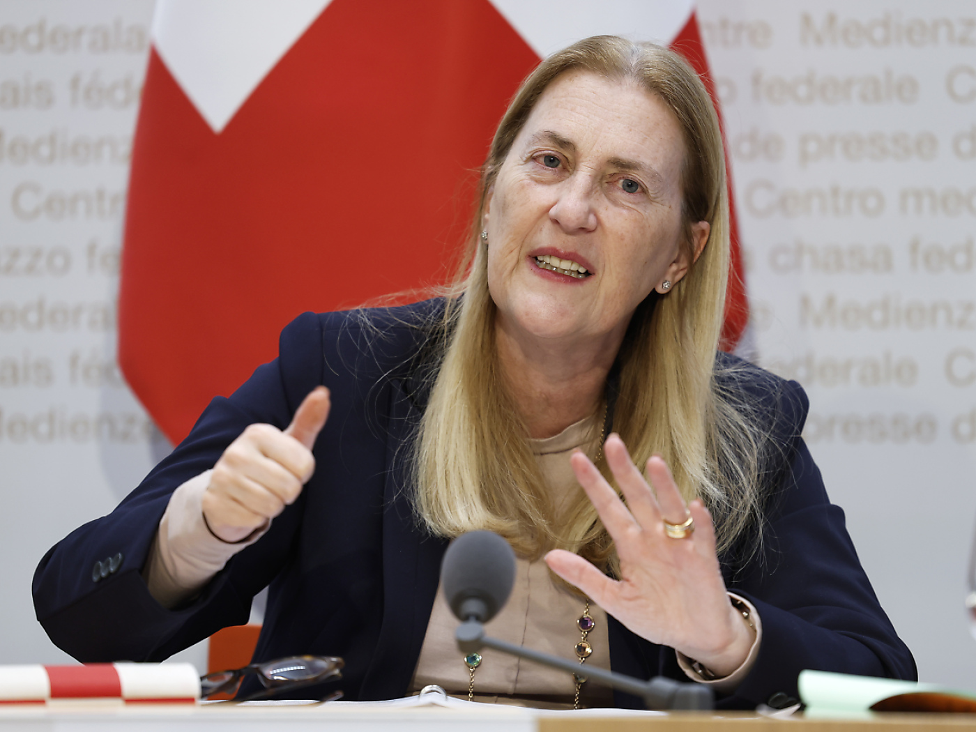 Helene Budliger Artieda, direttrice del Segreteria di Stato dell'economia (SECO),